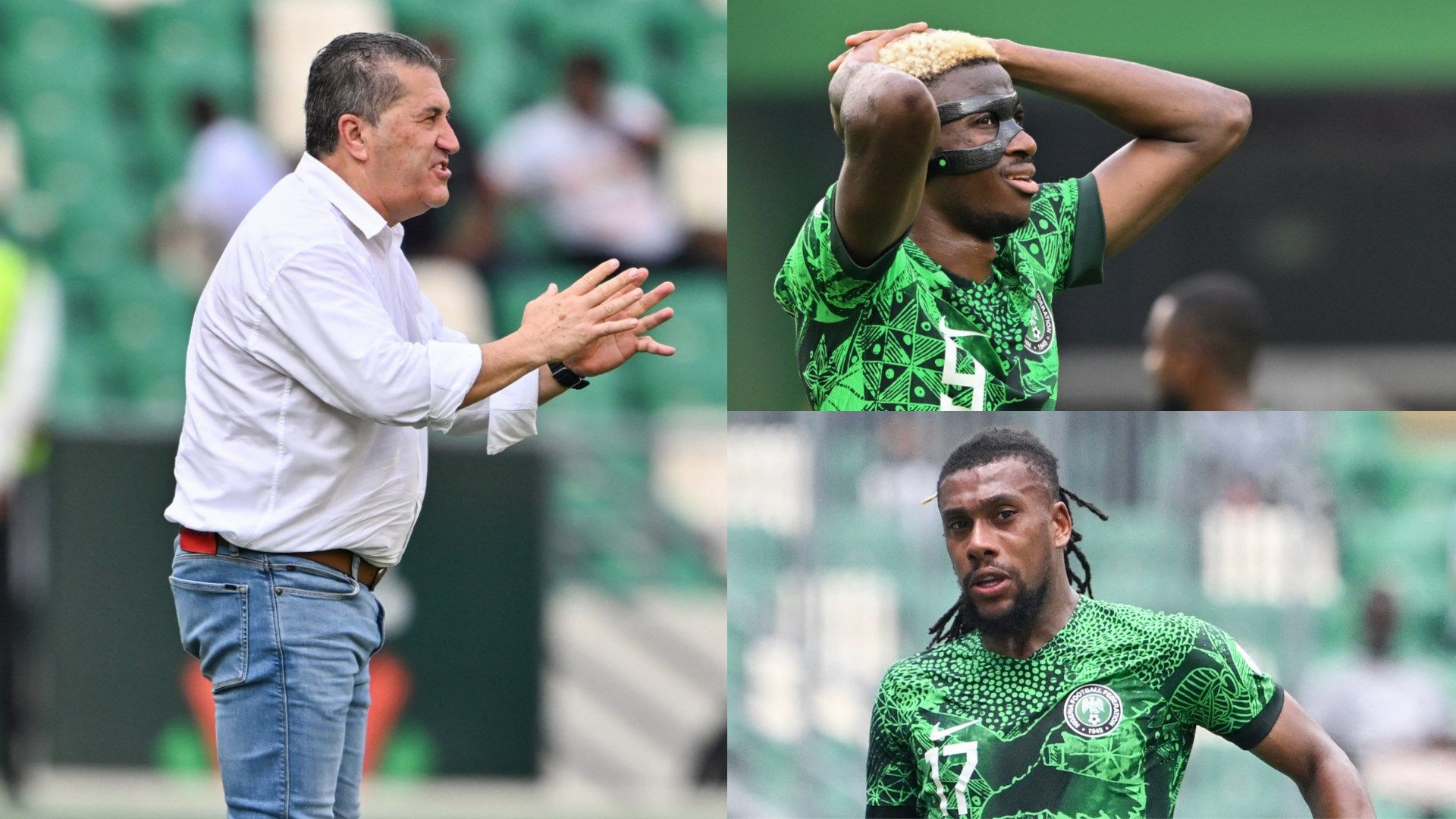 Peseiro, Osimhen, Iwobi GFX 