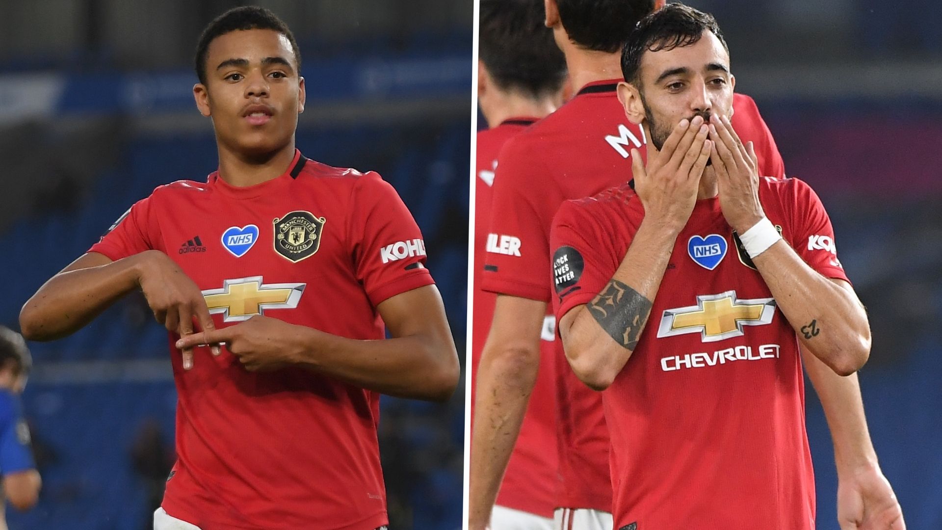 Mason Greenwood Bruno Fernandes Manchester United 2019-20 GFX