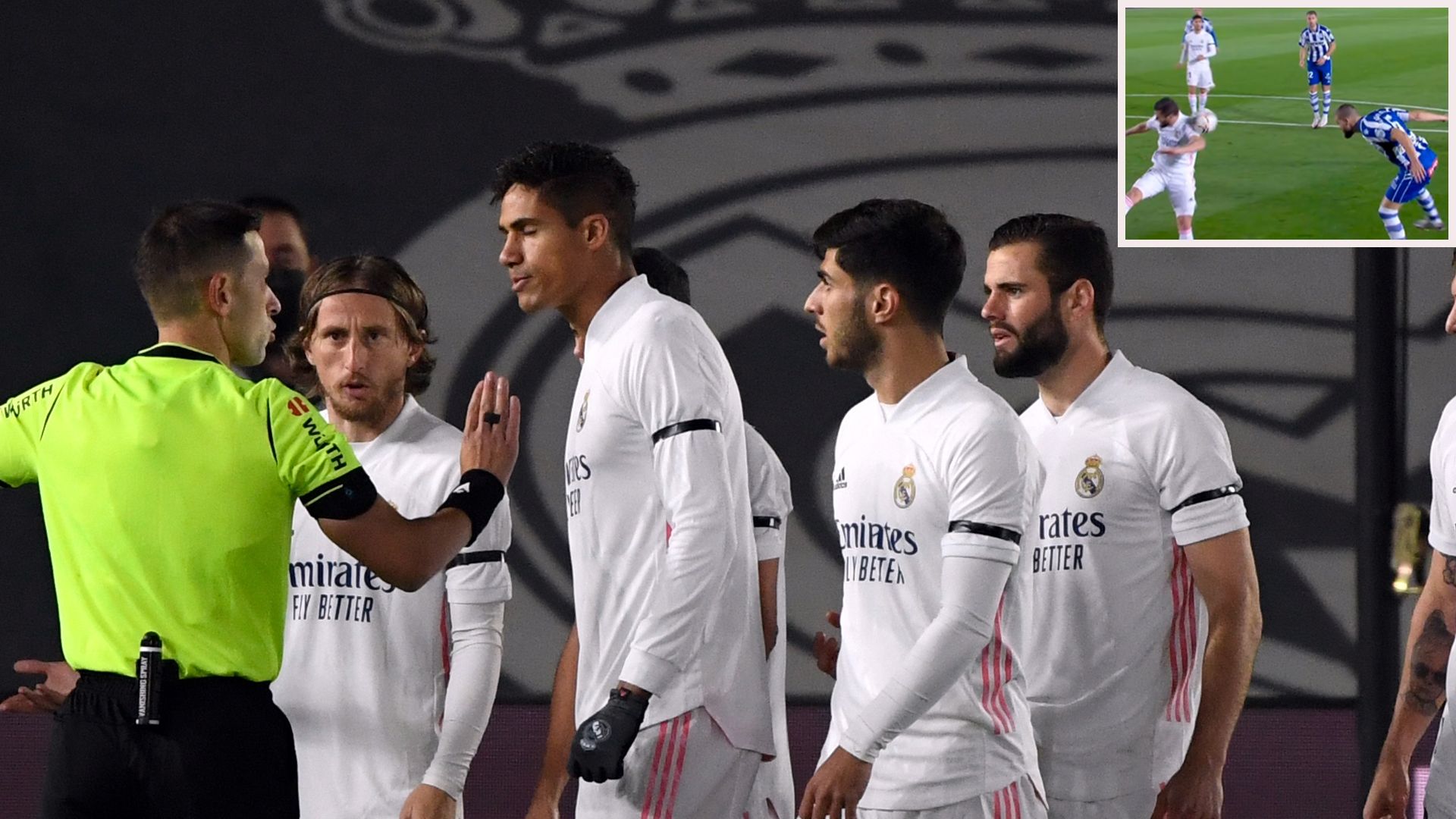 Real Madrid protesta al árbitro