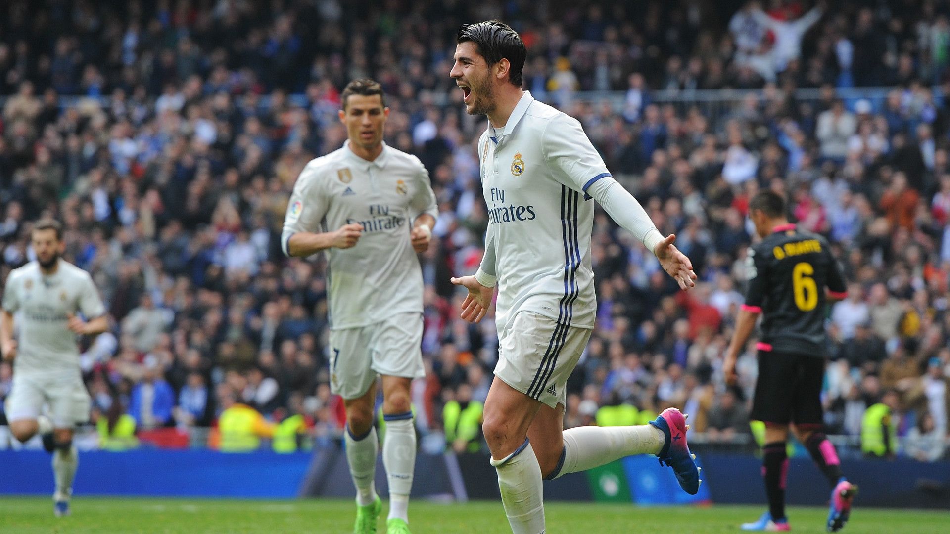 Alvaro Morata Real Madrid Espanyol La Liga