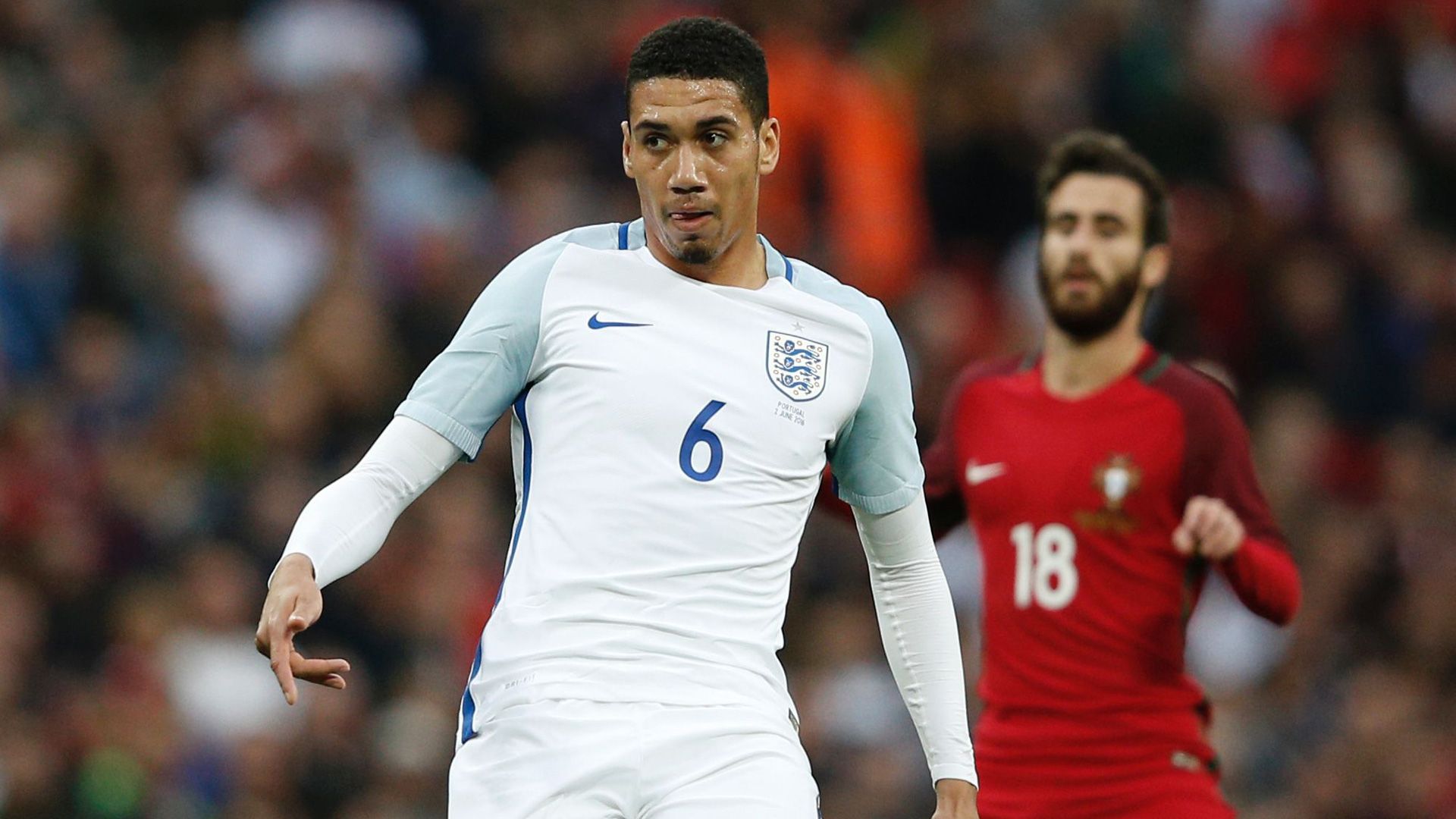 Chris Smalling England Portugal 06022016