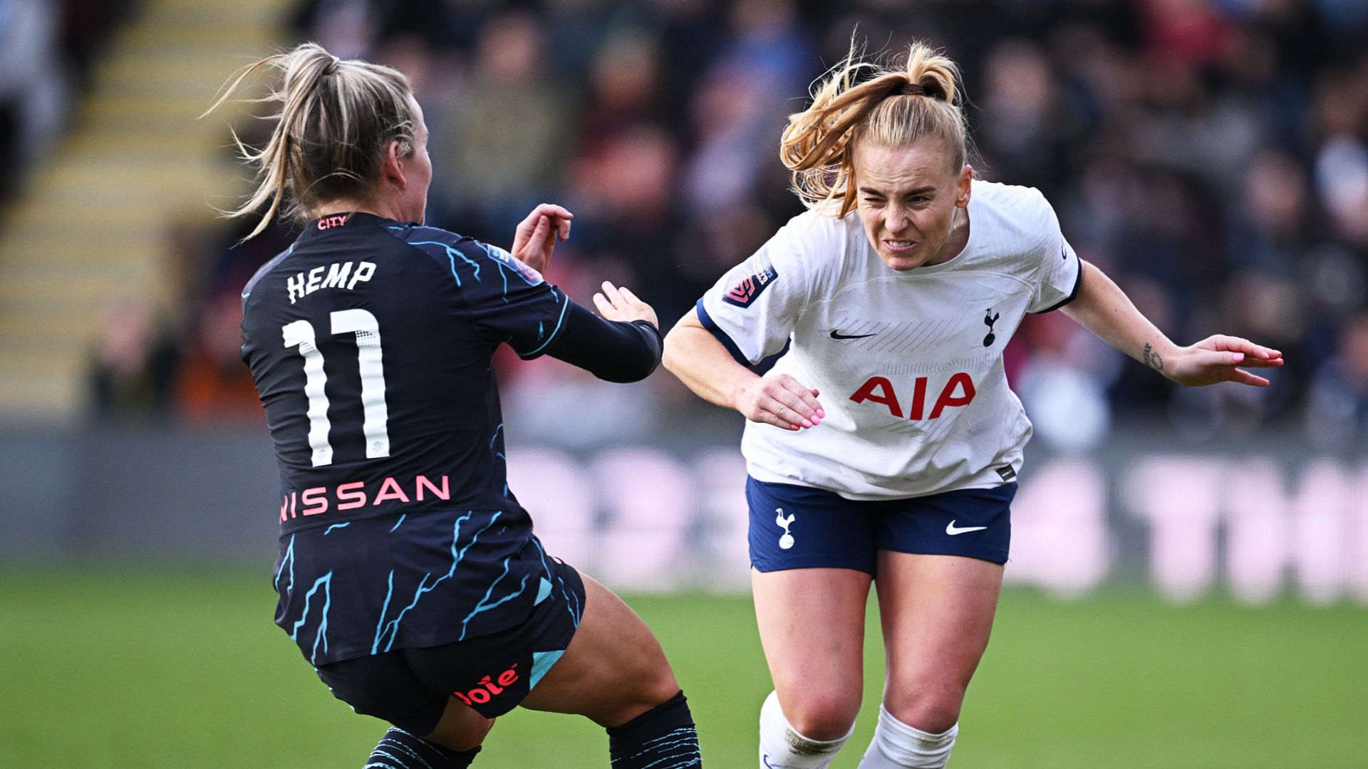 Lauren Hemp Manchester City Tottenham WSL 2023-24
