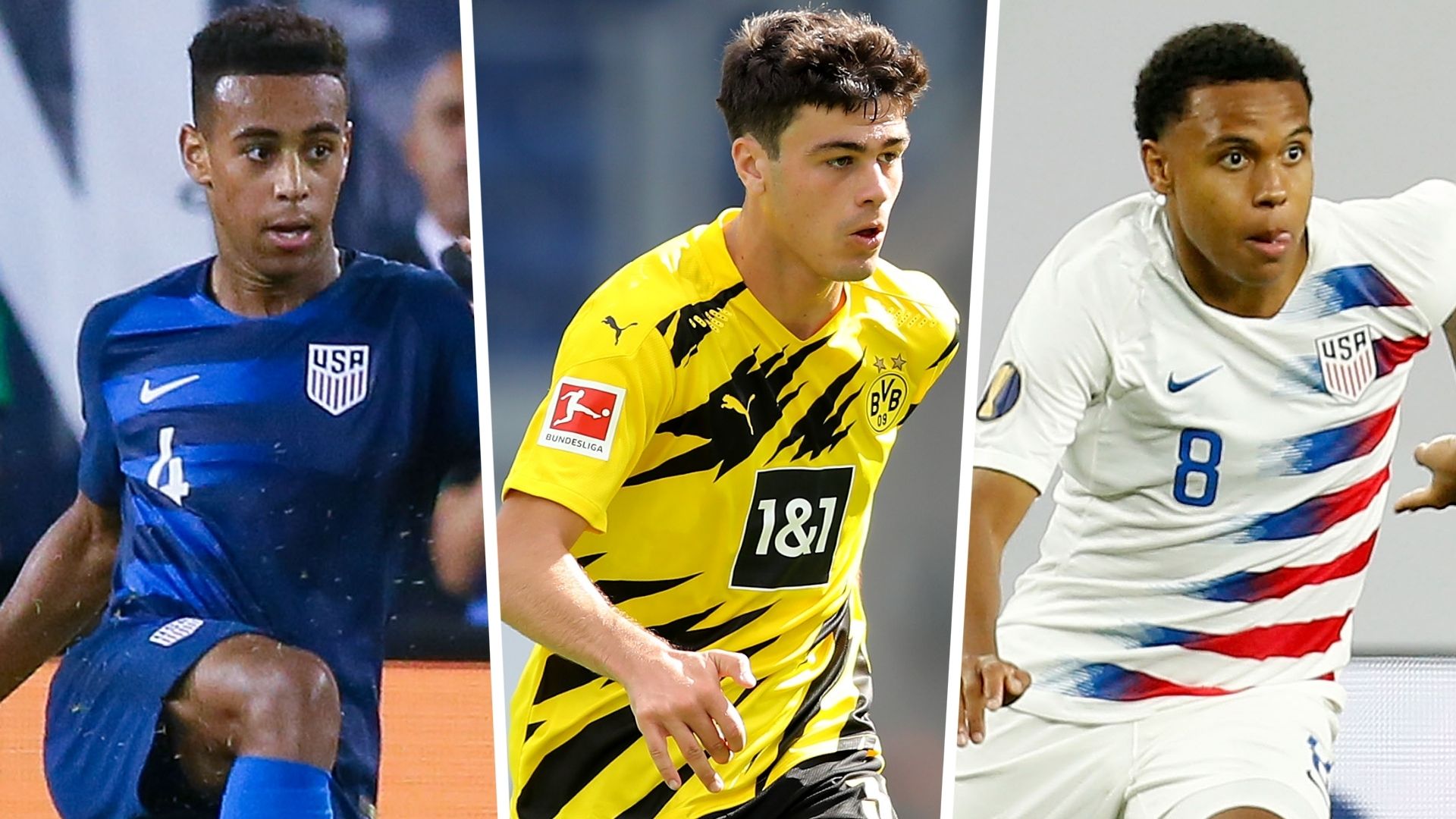 Adams Reyna McKennie Dortmund USA GFX