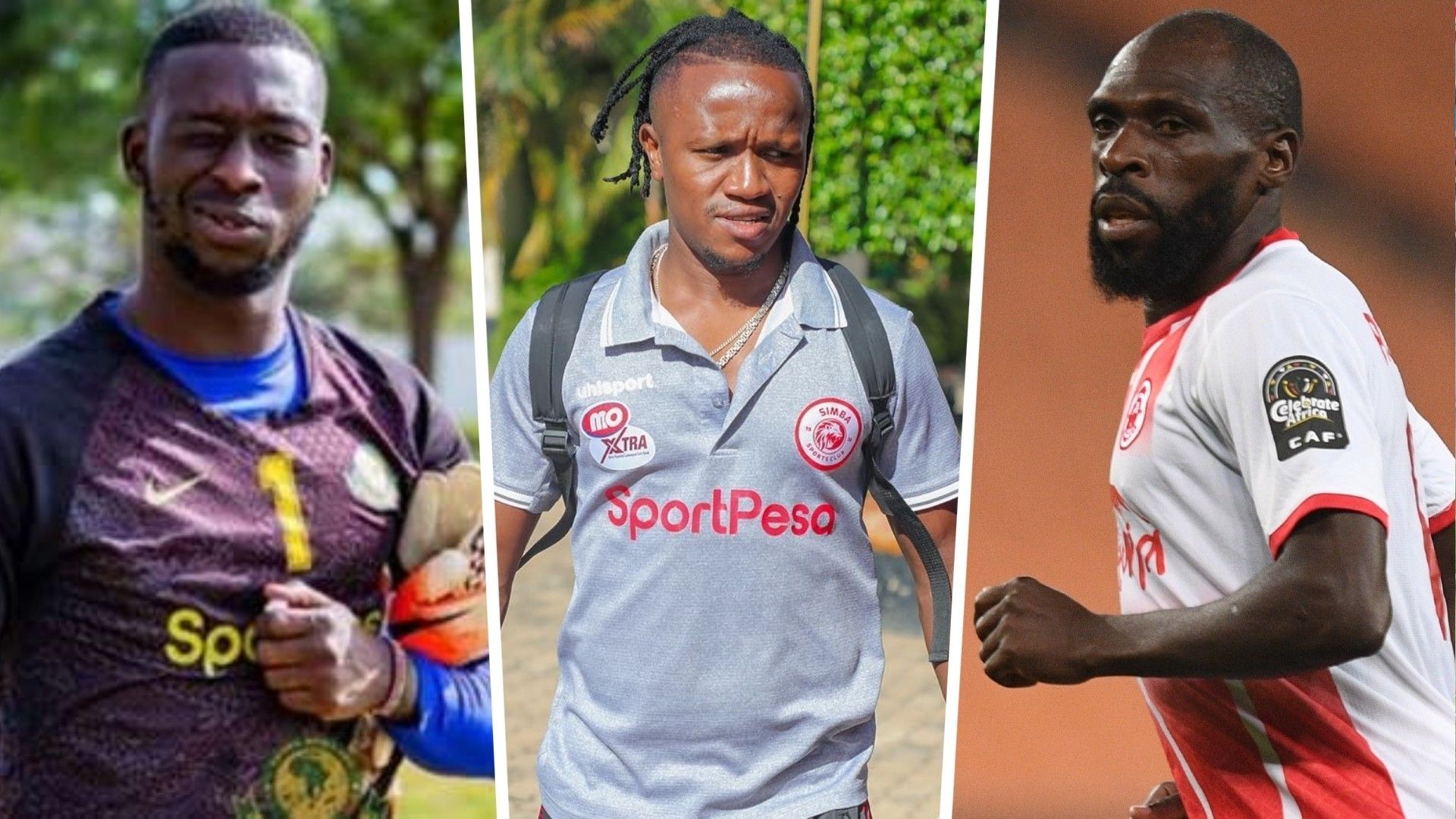 Farouk Shikhalo and Francis Kahata and Joash Onyango Simba SC and Yanga SC.
