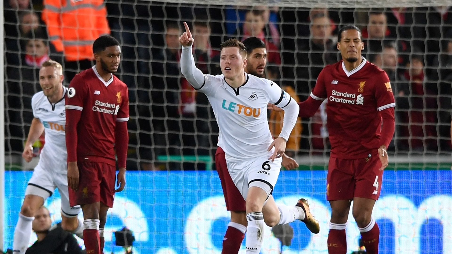 Swansea vs Liverpool 2017-18