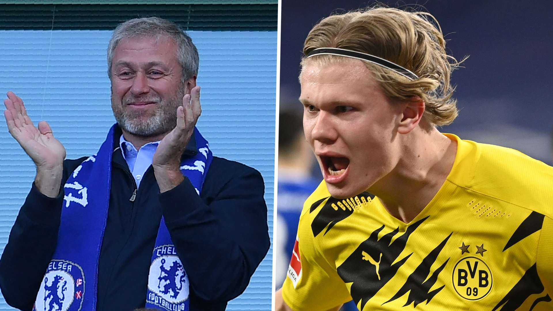 Erling Haaland, Roman Abramovich GFX
