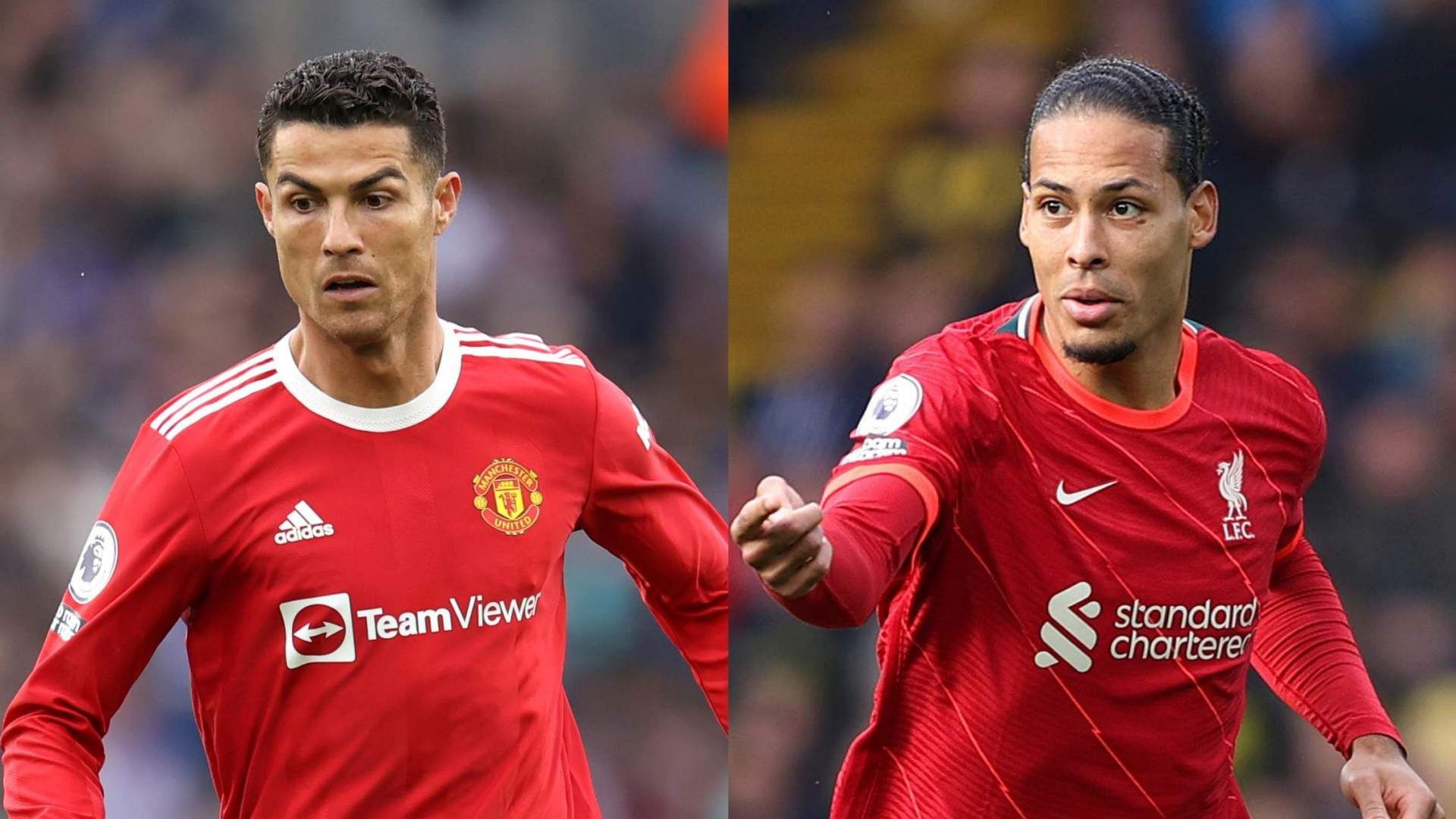 Cristiano Ronaldo Manchester United Virgil van Dijk Liverpool
