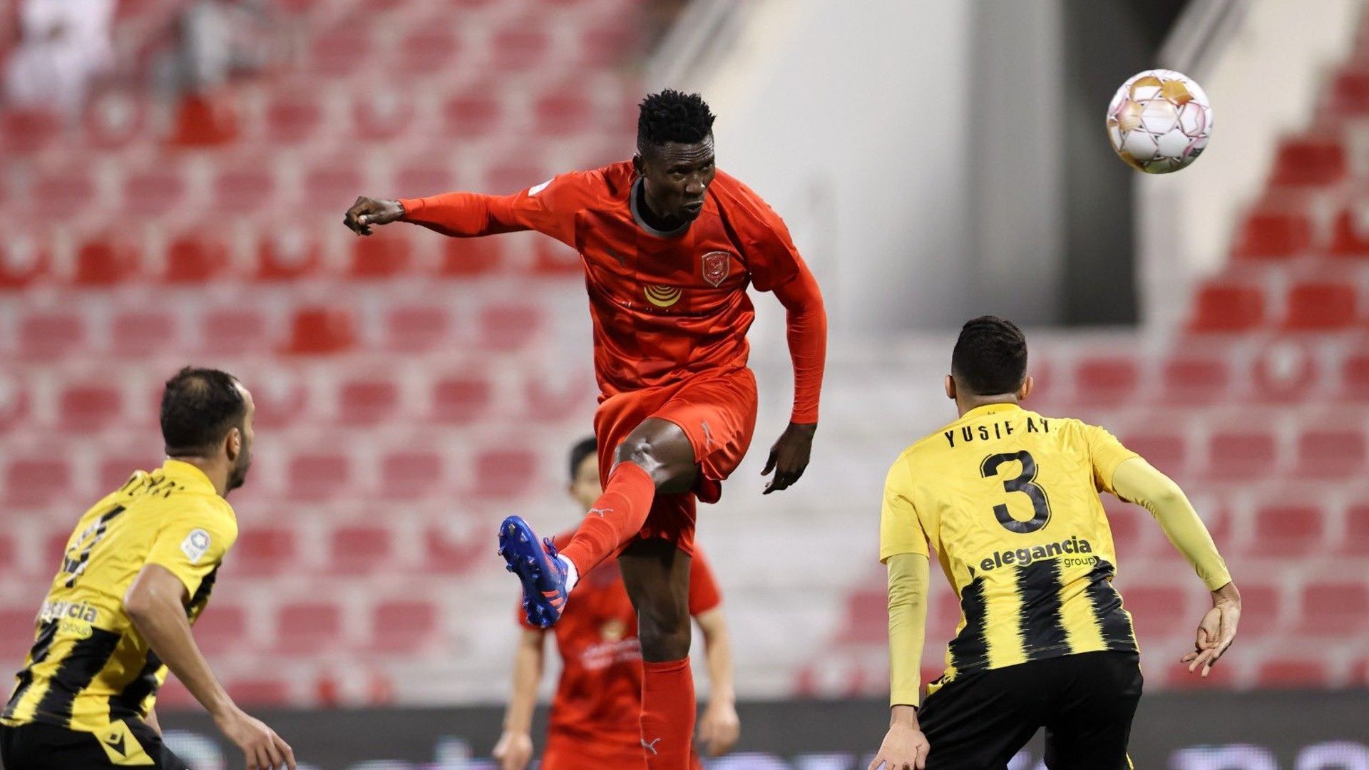 Michael Olunga of Kenya and Al Duhail SC.