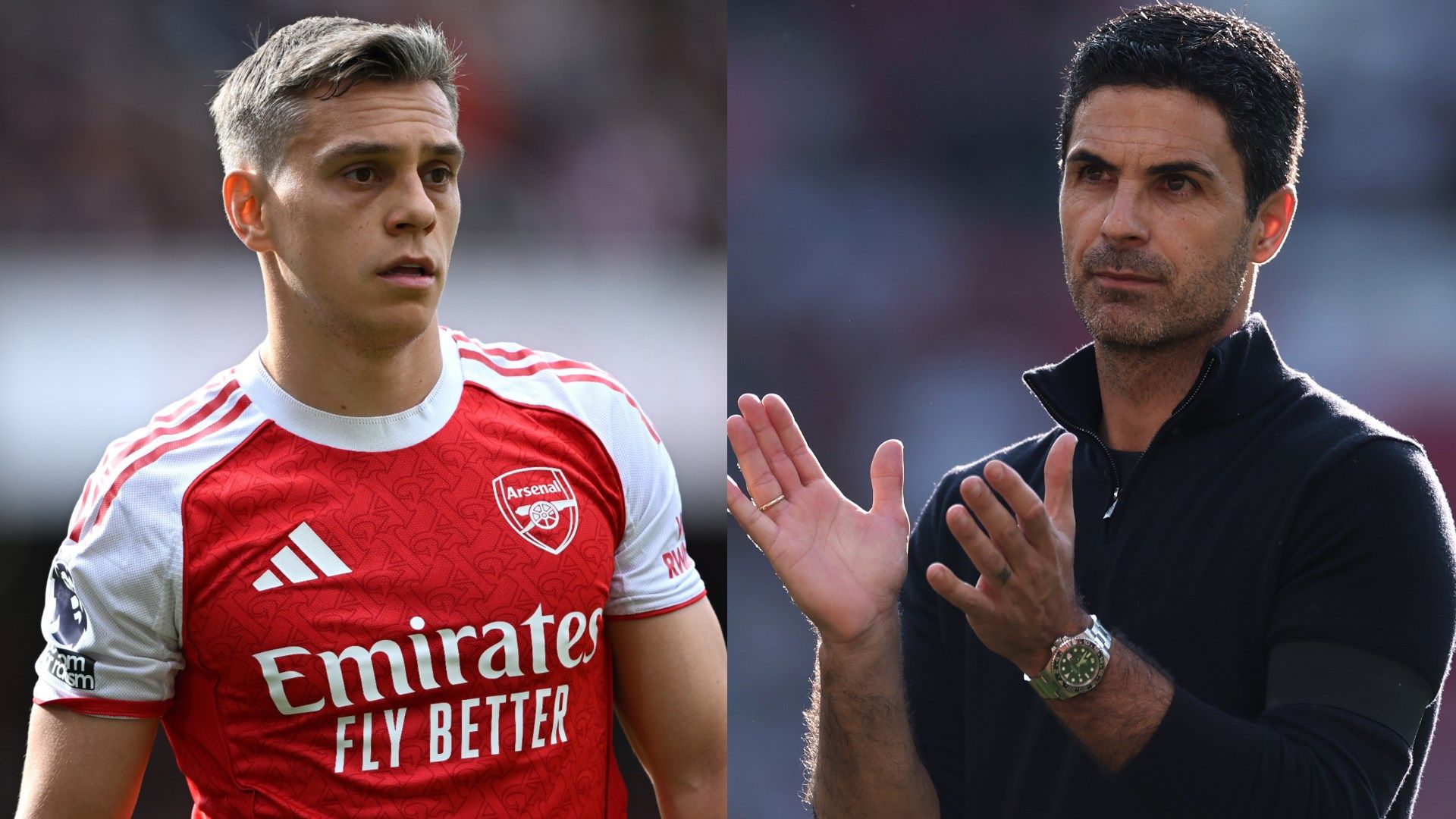 Leandro Trossard Mikel Arteta Arsenal