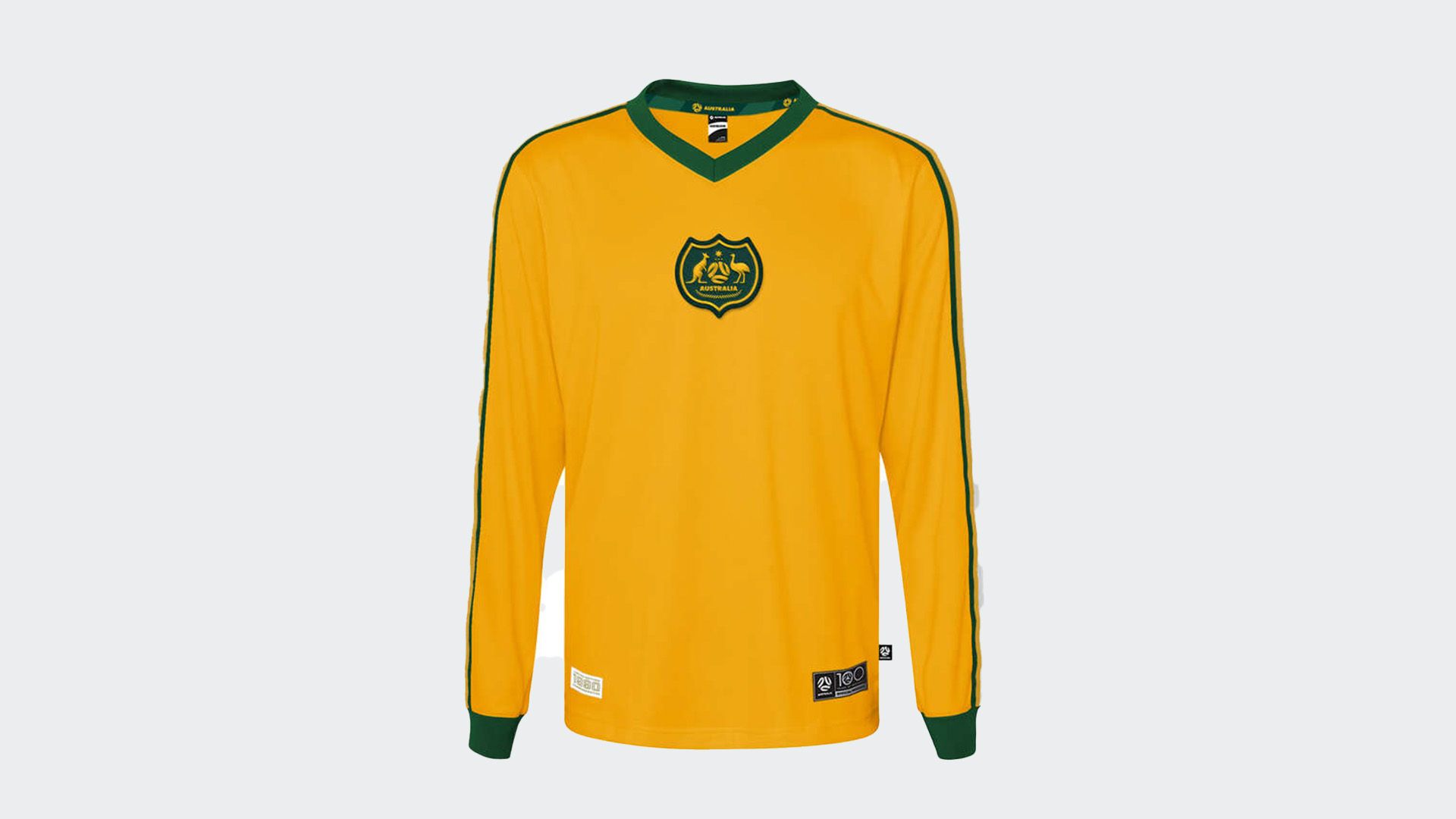 Australia Socceroos 1980's Men's Retro Jersey