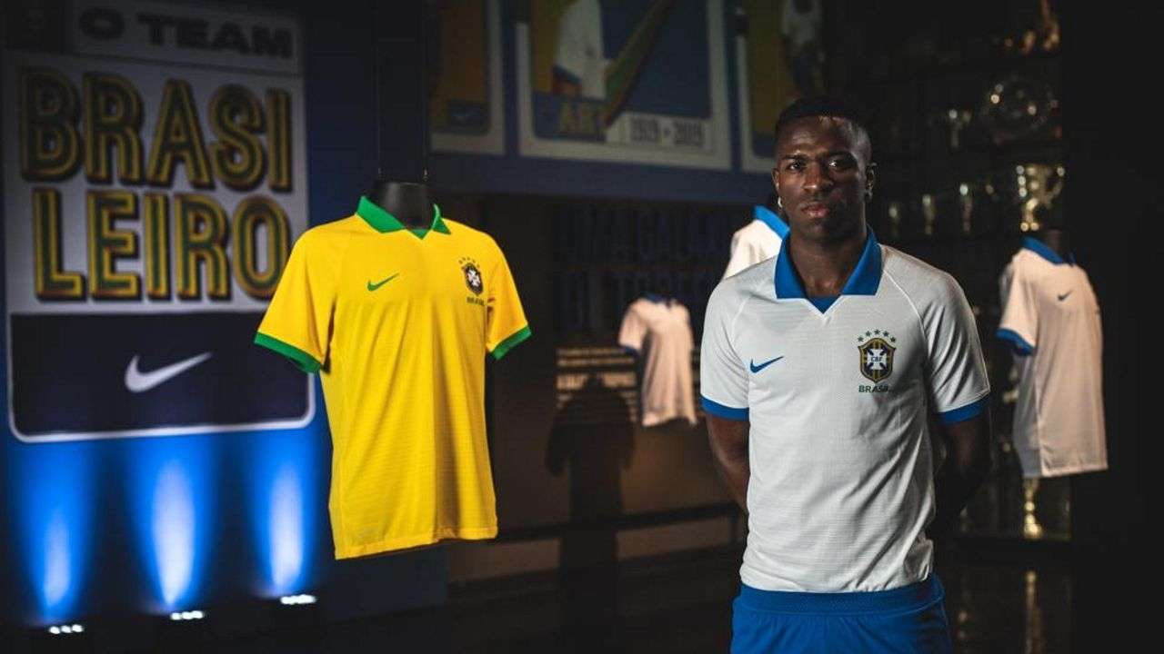 Vinicius Junior Brasil novo uniforme 2019