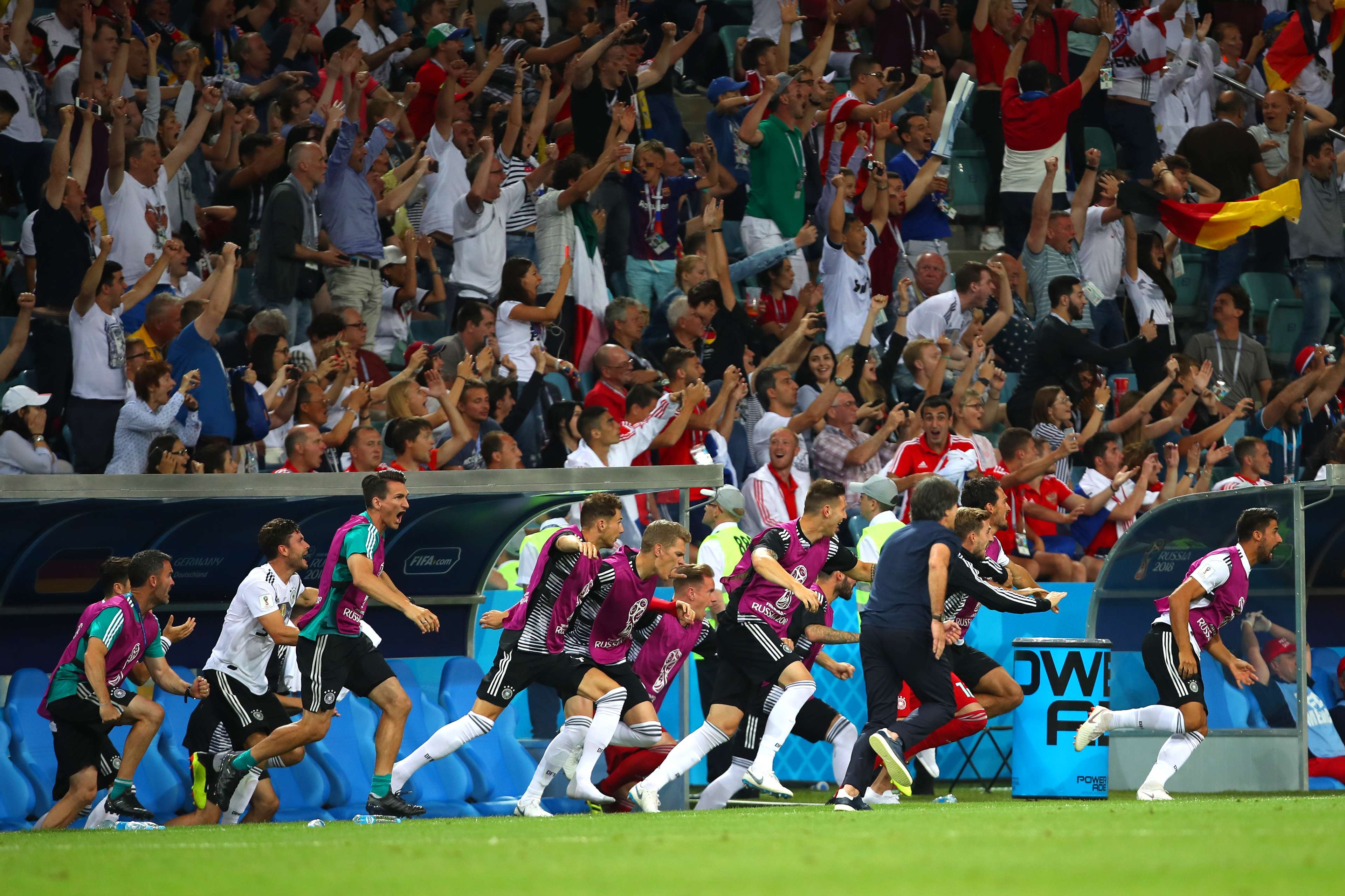 Germany Sweden Kroos' goal reaction