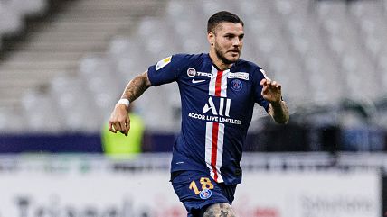 Mauro Icardi PSG Lyon Coupe de la Ligue
