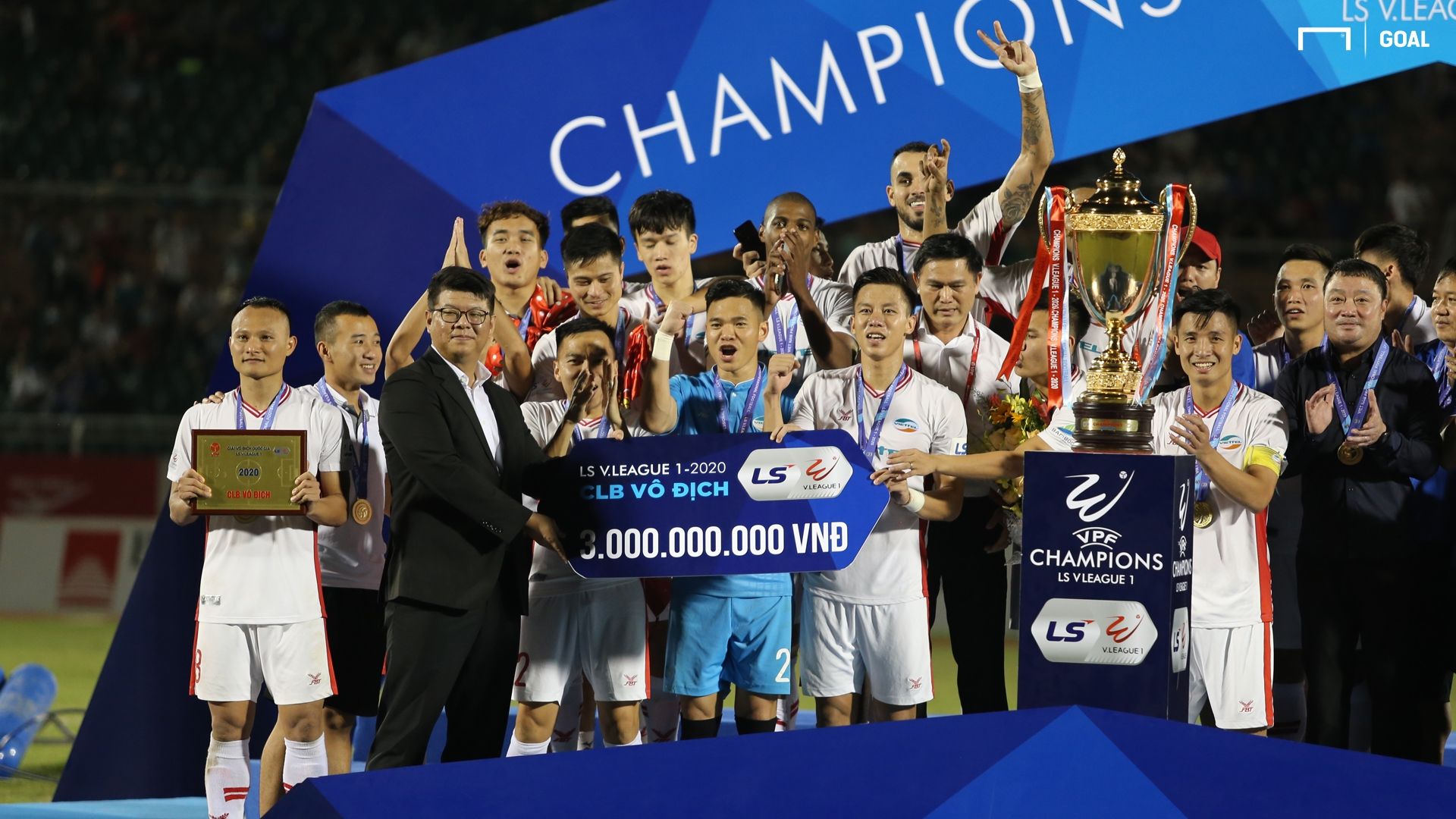 V.League 2020 | Sai Gon vs Viettel | Viettel Champions | Celebration