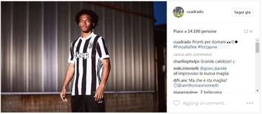 Cuadrado Juventus kit