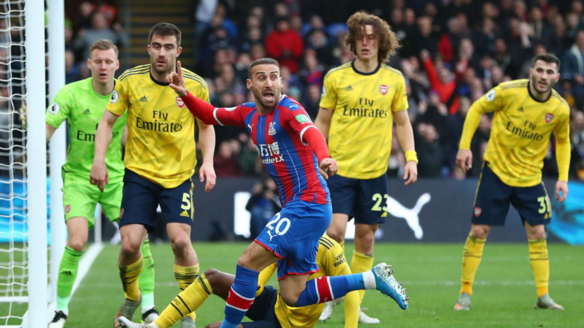 Cenk Tosun Crystal Palace Arsenal 11012020