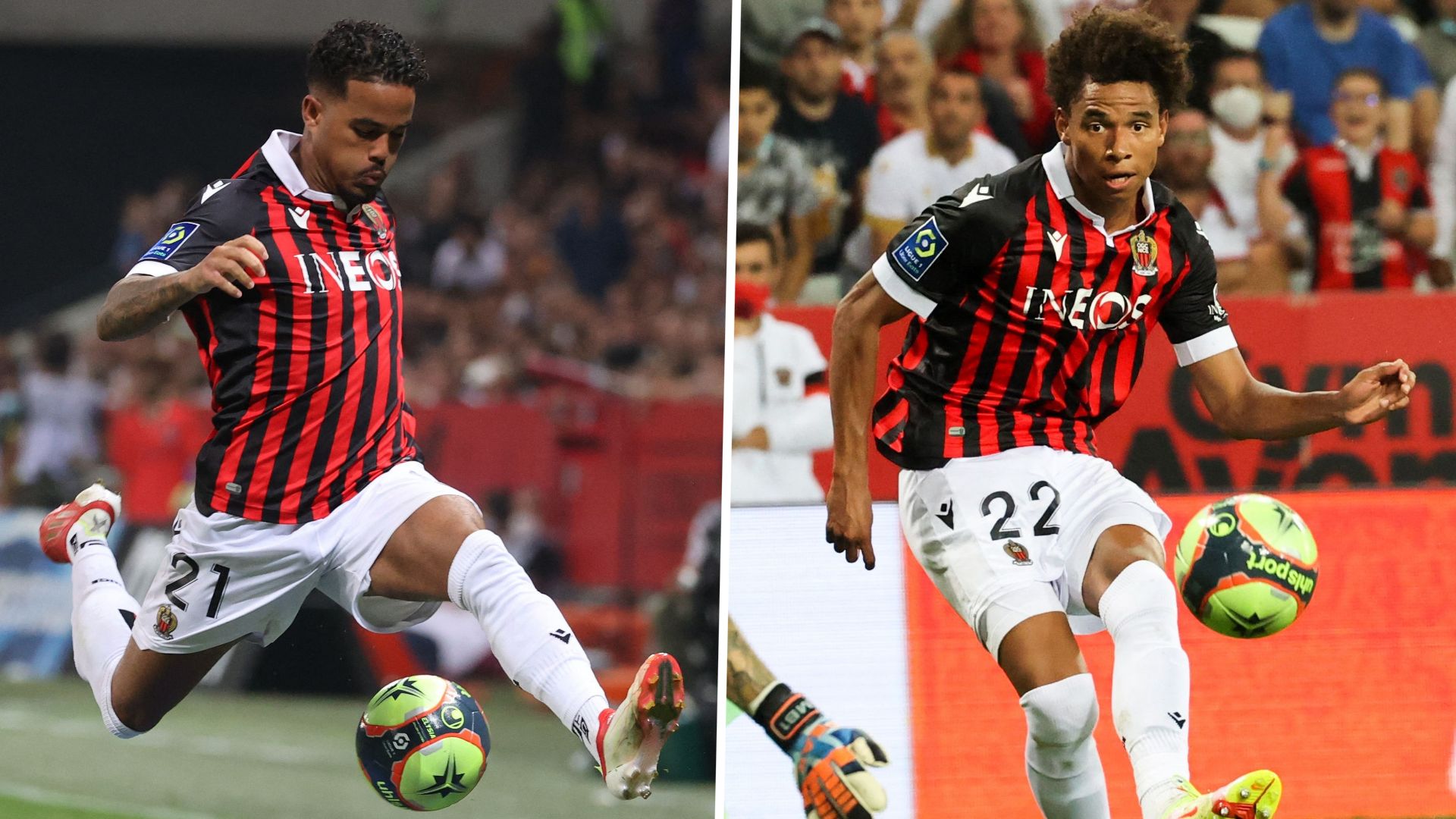 Justin Kluivert Calvin Stengs OGC Nice