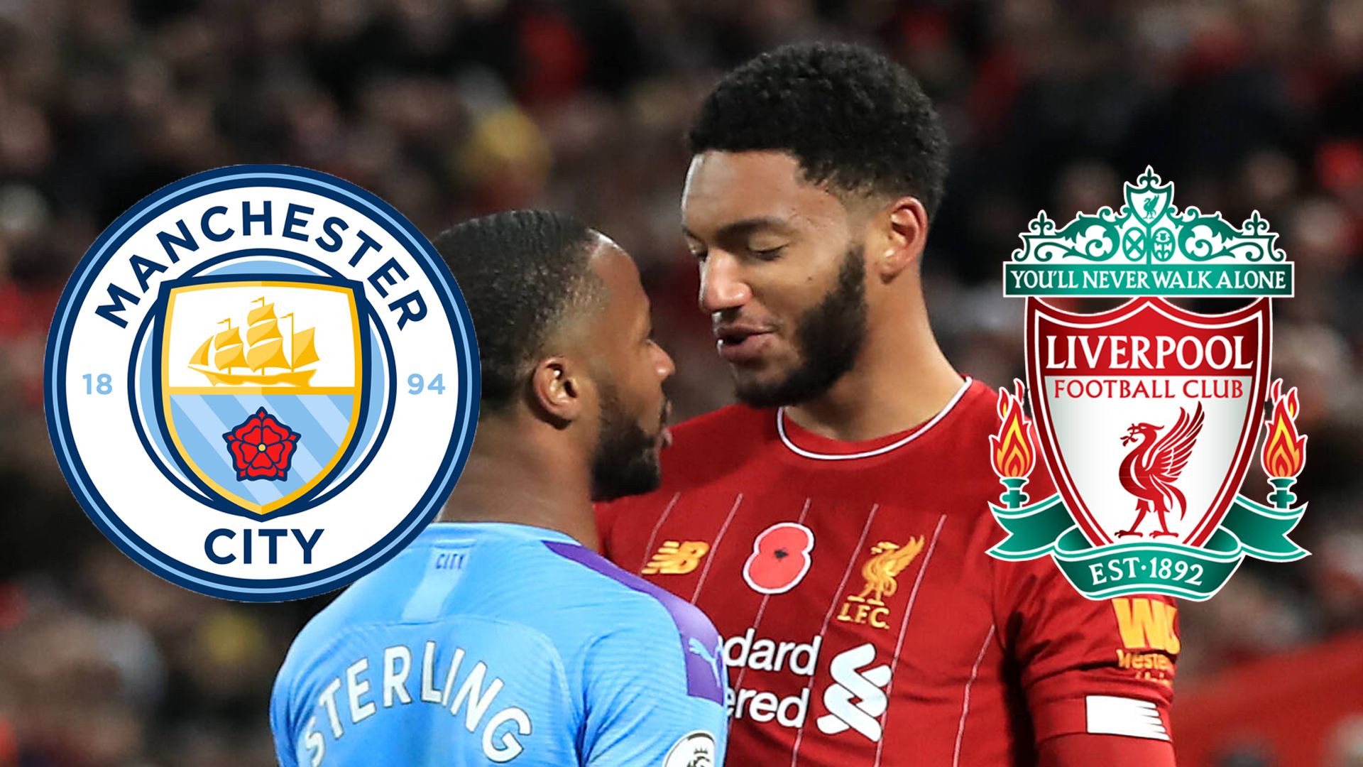 ONLY GERMANY manchester city fc liverpool gomez sterling 2020