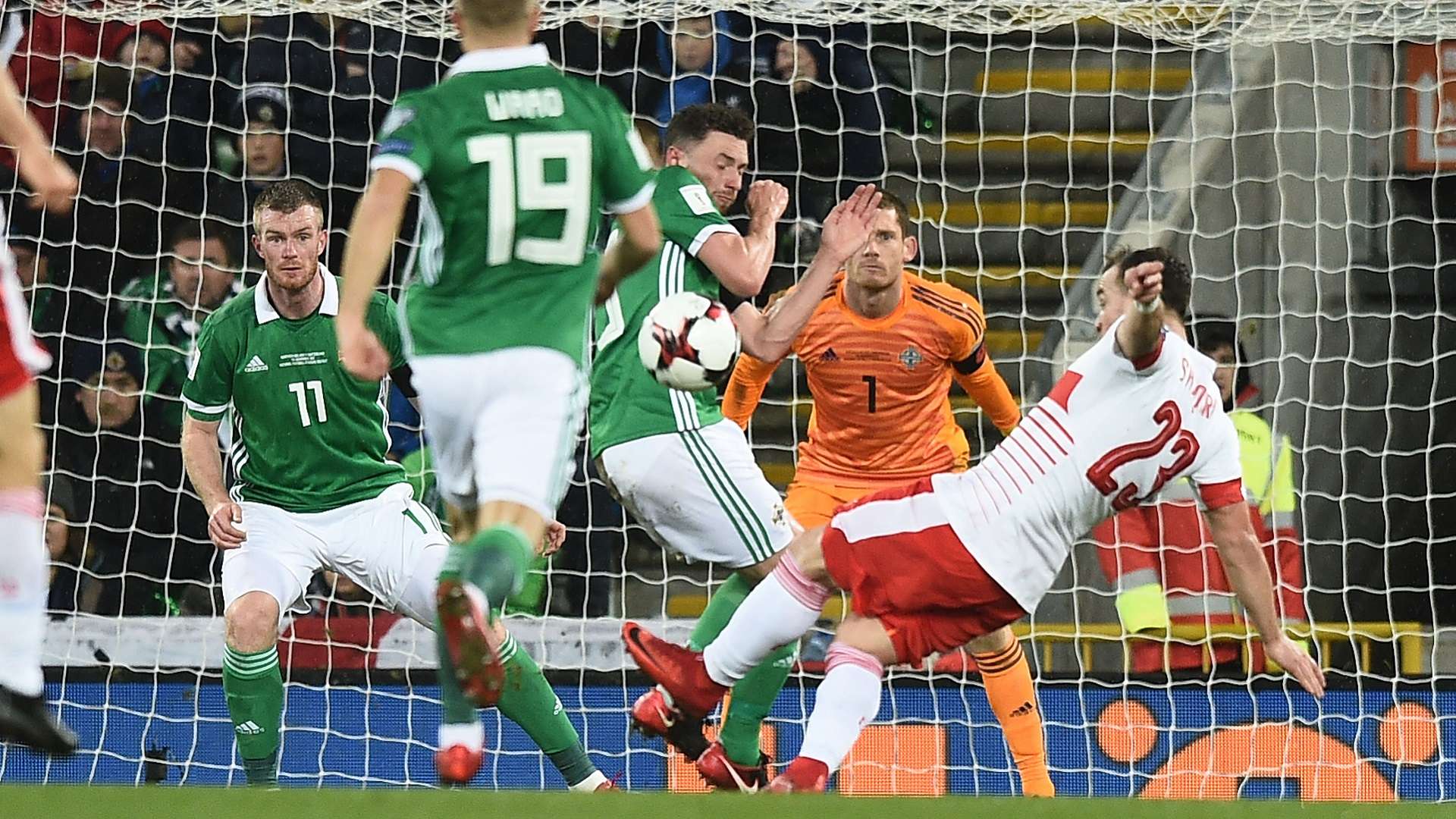 2017-11-10 Corry Evans Northern Ireland vs Switzerland