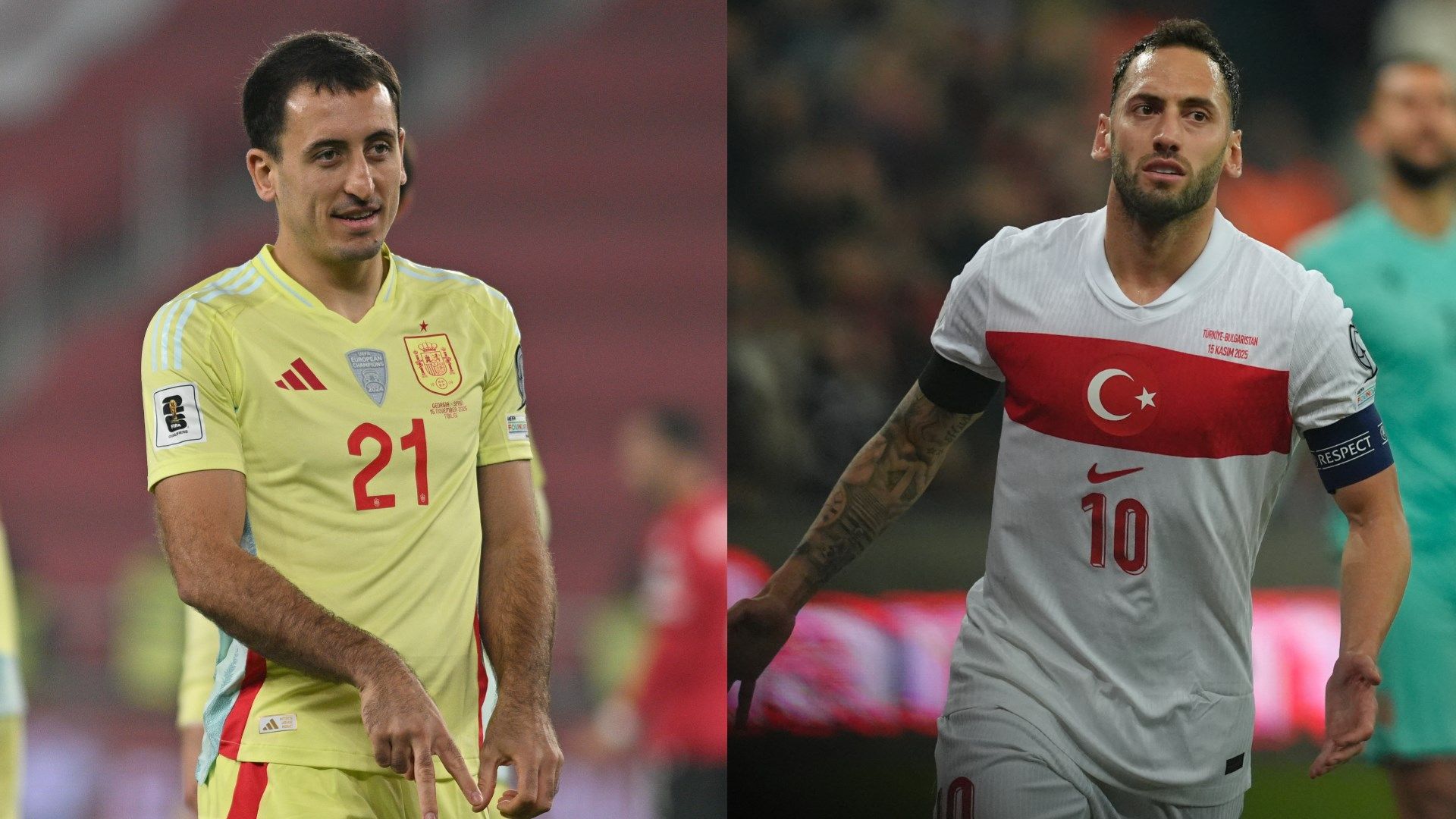 Oyarzabal Calhanoglu Spagna Turchia