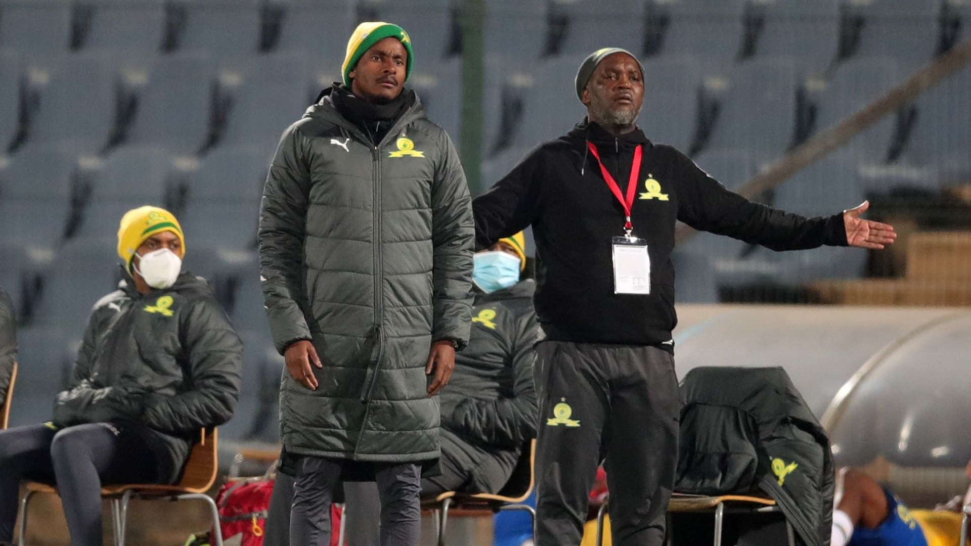 Pitso Mosimane and Rhulani Mokwena.