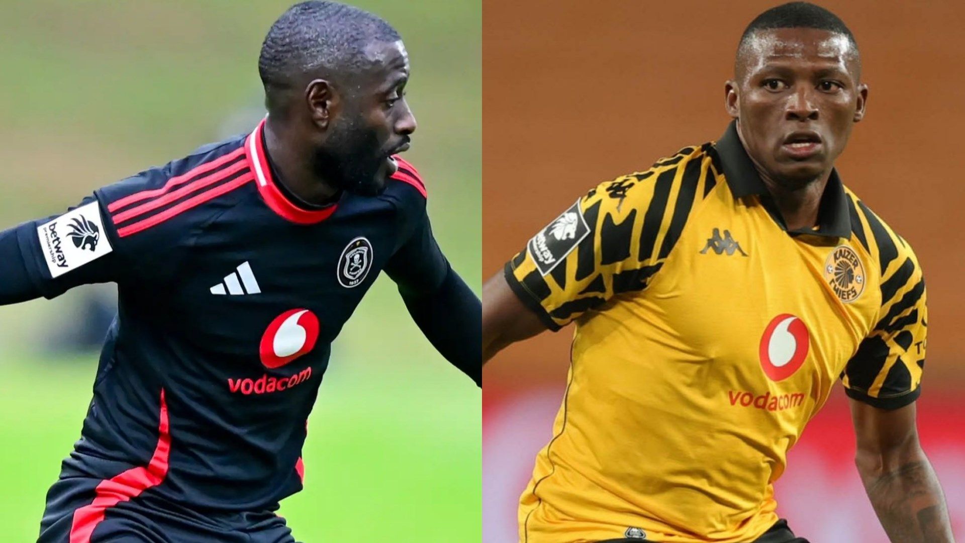 Deon Hotto Orlando Pirates and Thabiso Monyane Kaizer Chiefs GFX