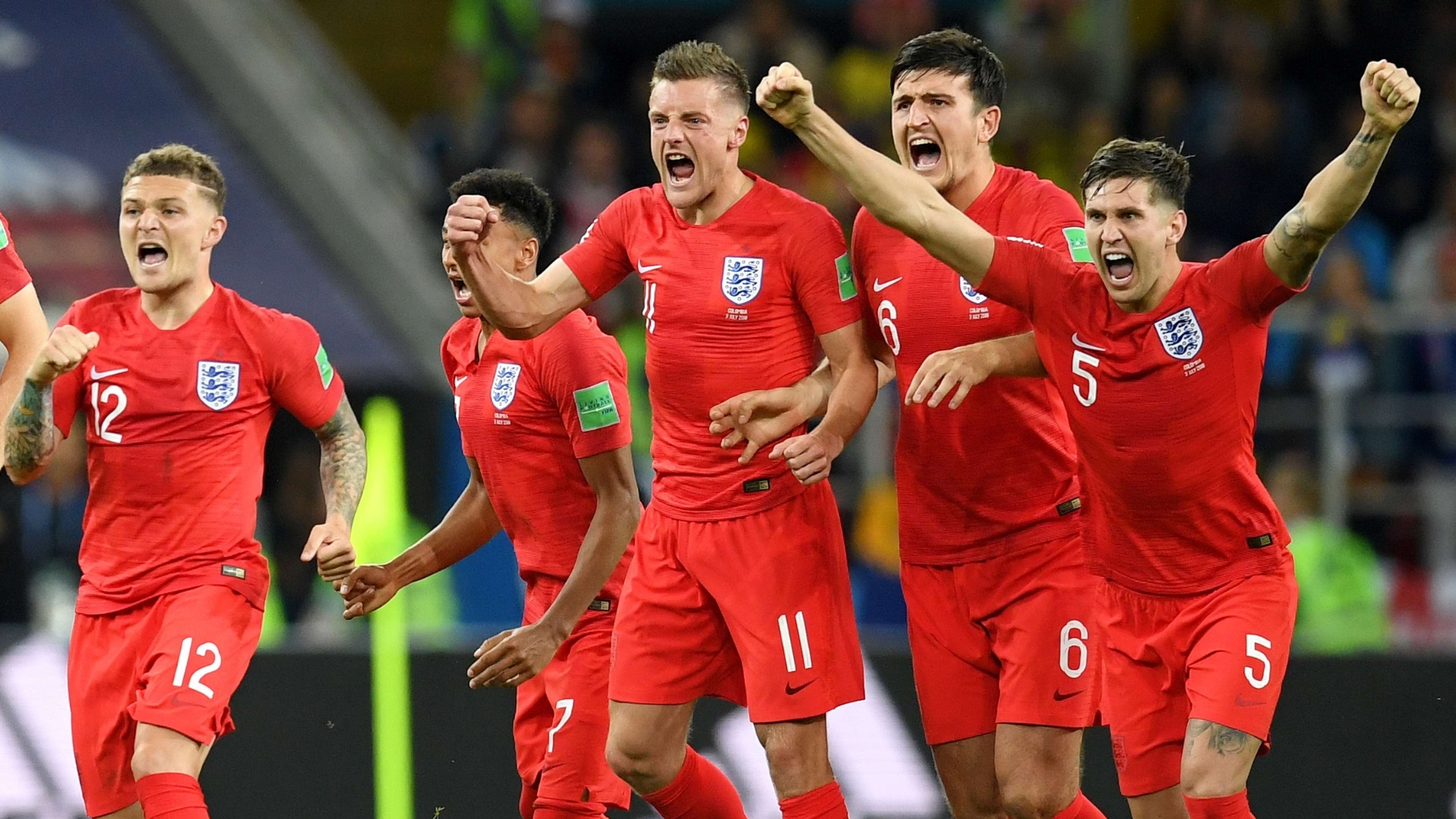 England celebrate