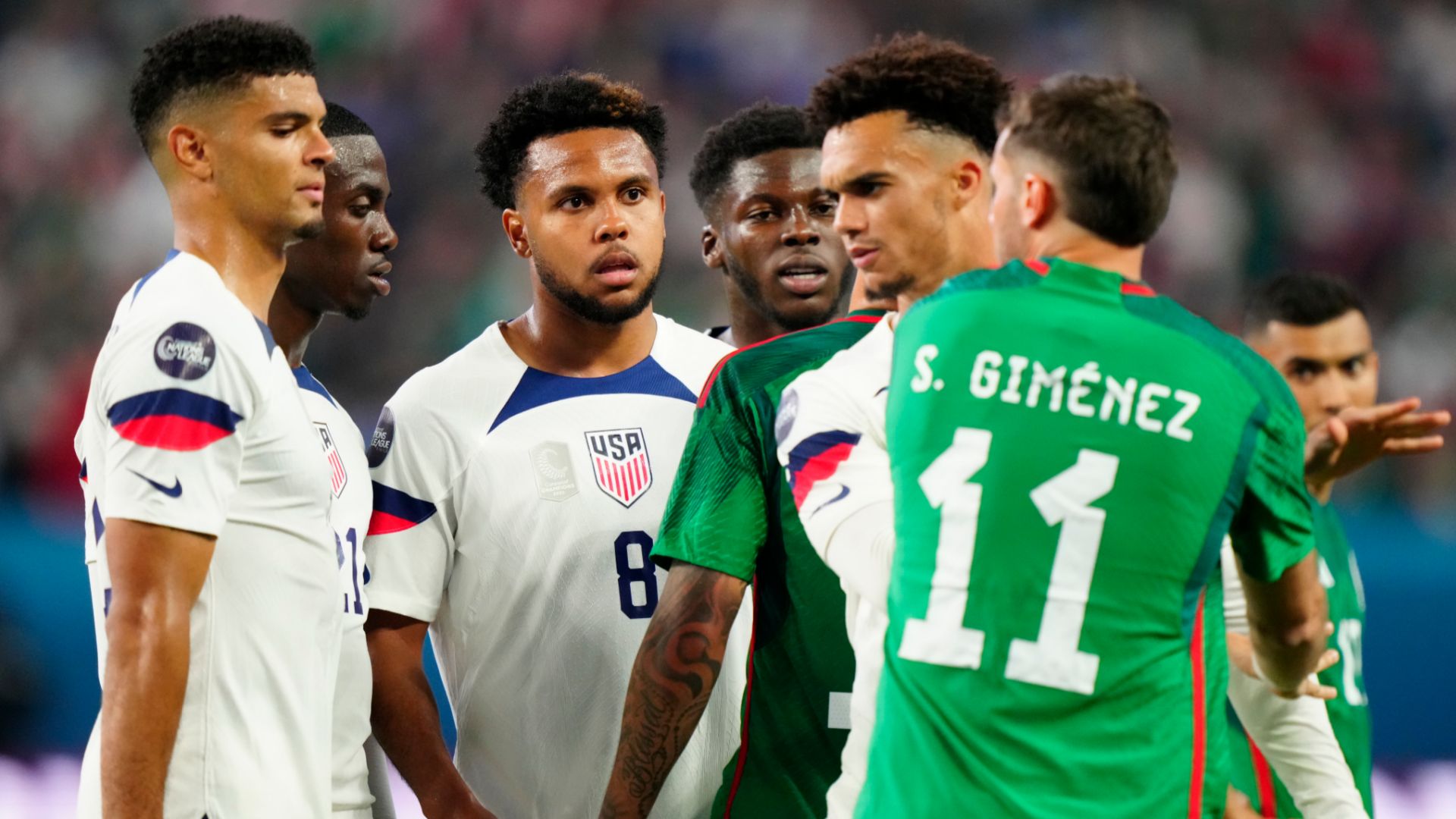 Weston McKennie USMNT United States Mexico 2023