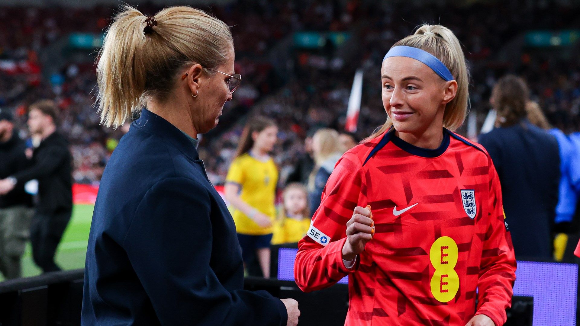 Sarina Wiegman Chloe Kelly England Women 2023 