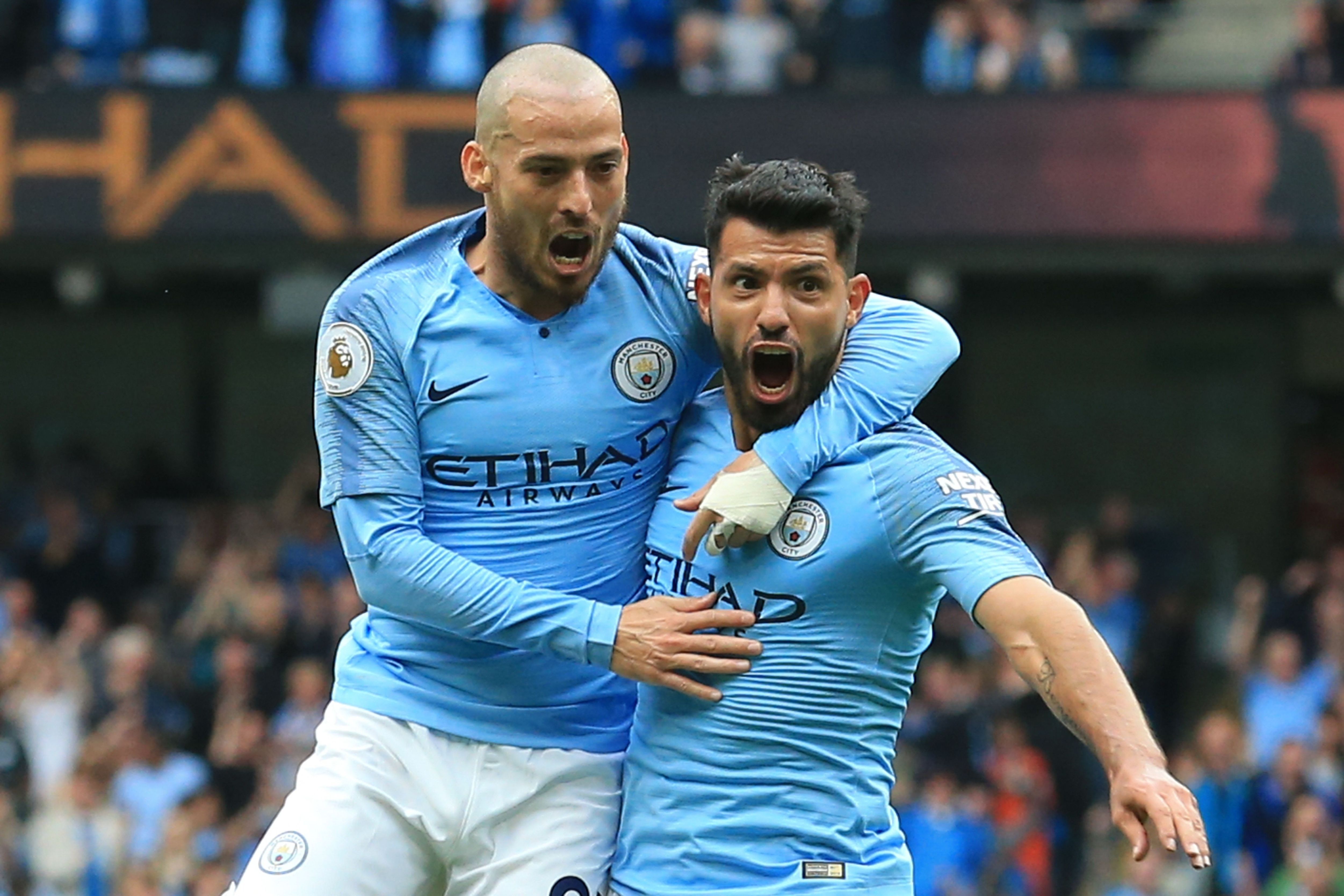 David Silva and Sergio Aguero