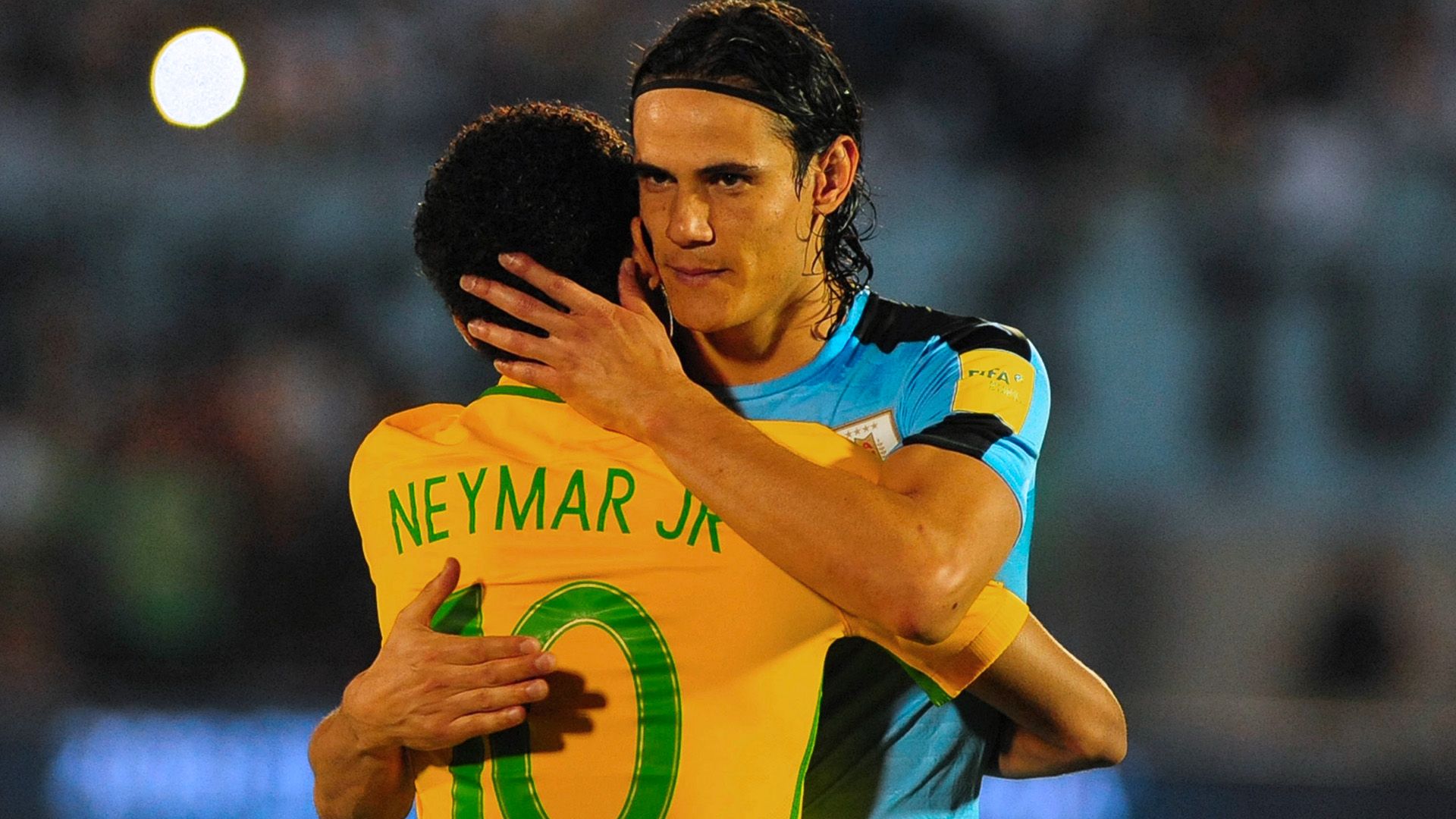 Neymar Edinson Cavani Brasil Uruguai Eliminatorias 2018 23032017