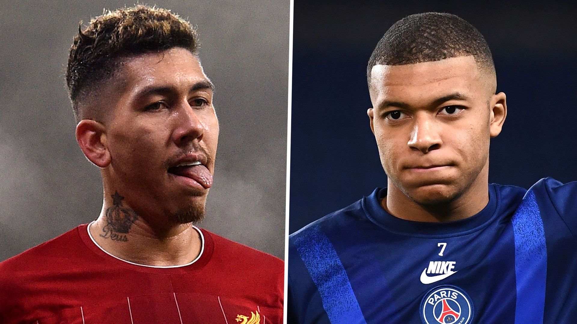 Roberto Firmino Kylian Mbappe