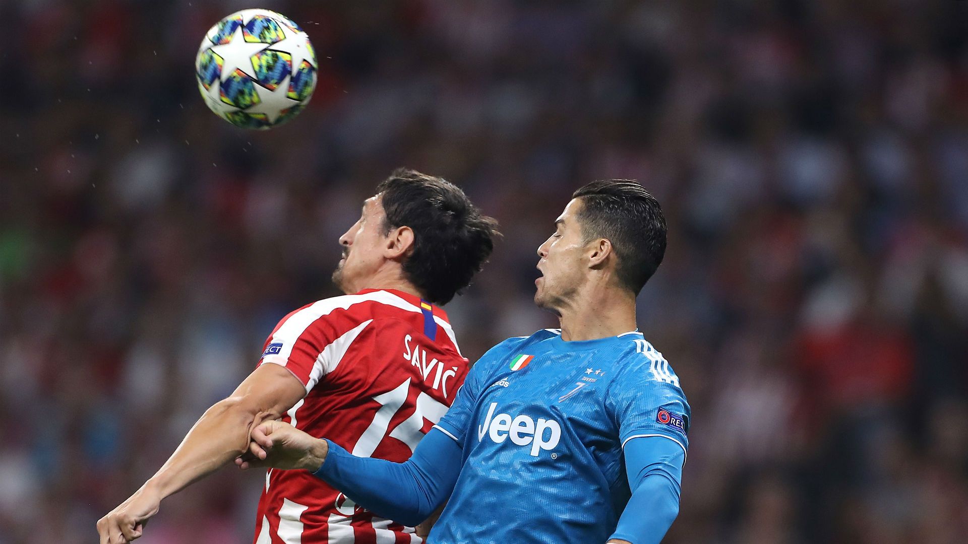 Stefan Savic Cristiano Ronaldo Atletico Madrid Juventus