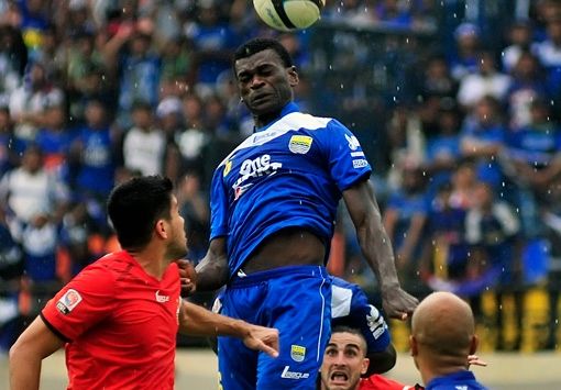 Fabiano Beltrame - Persija Jakarta & Abanda Herman - Persib Bandung (GOAL.com/Antara)