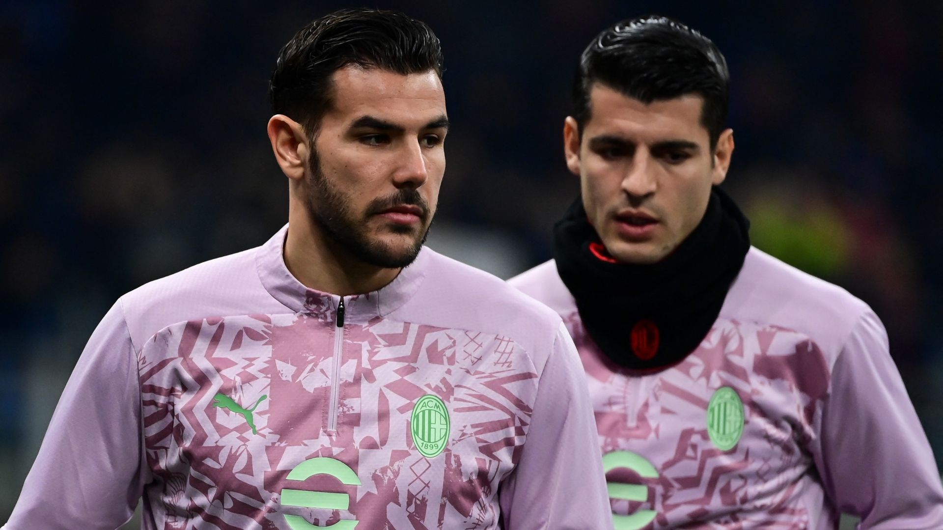 Theo Hernandez Alvaro Morata Milan