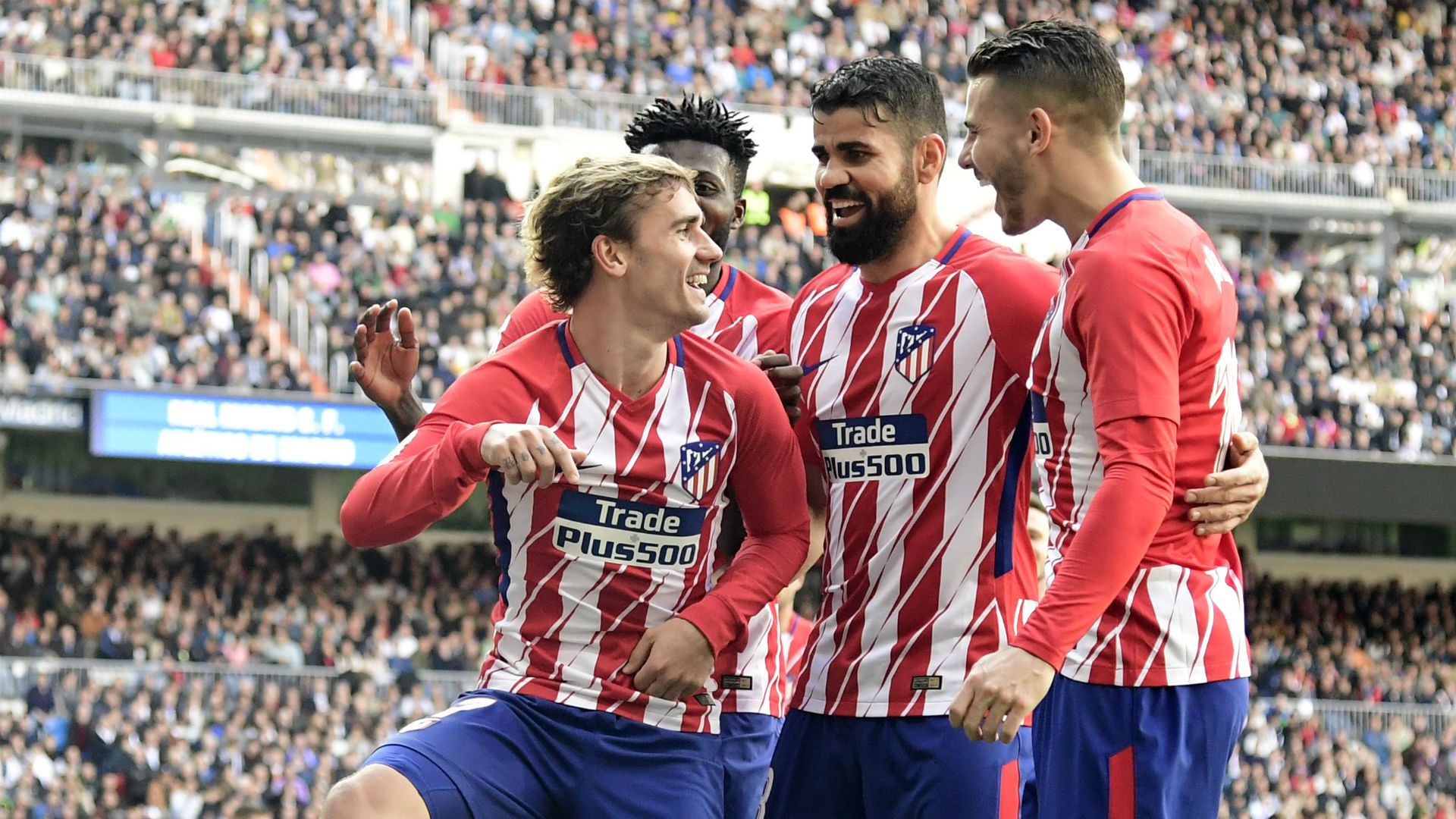 Atletico Madrid celebrate