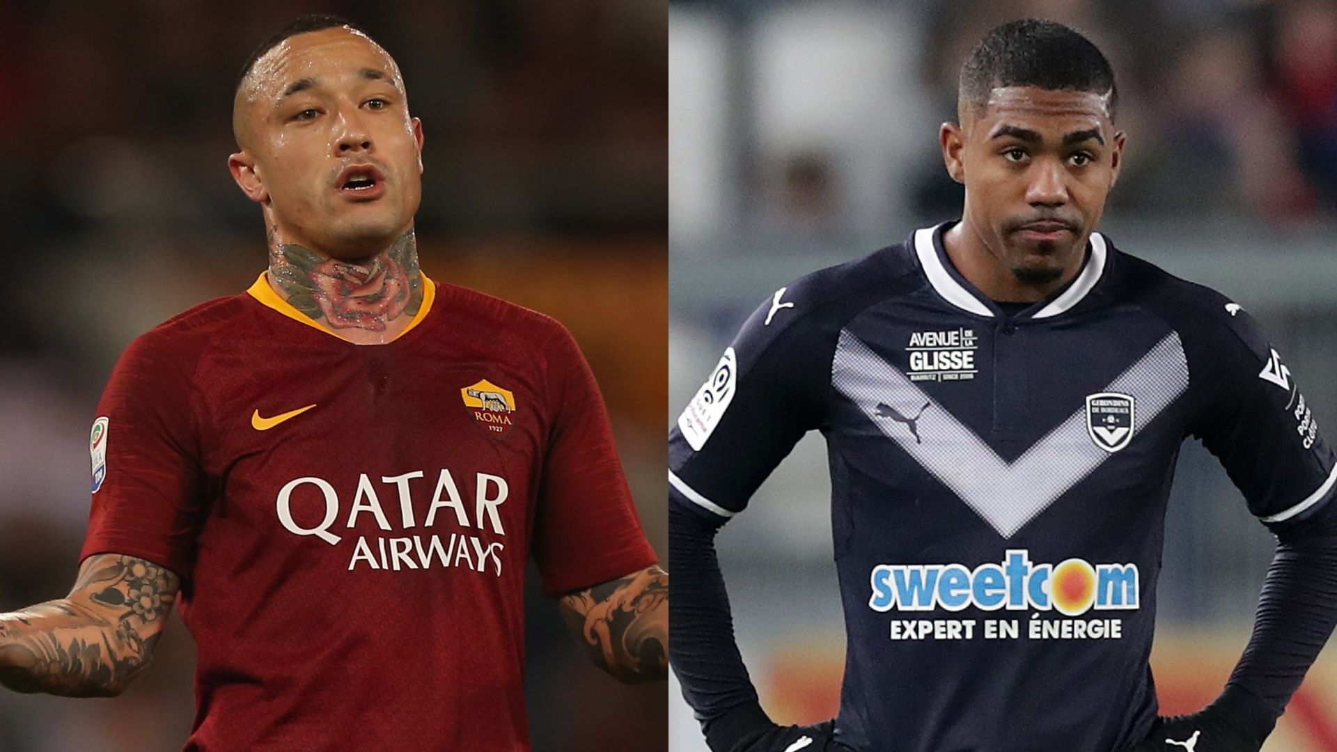 Radja Nainggolan Roma Malcom Bordeaux