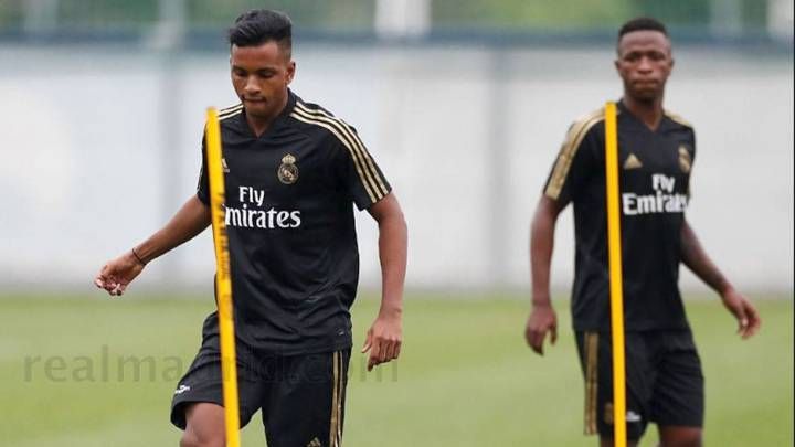 Rodrygo y Vinicius