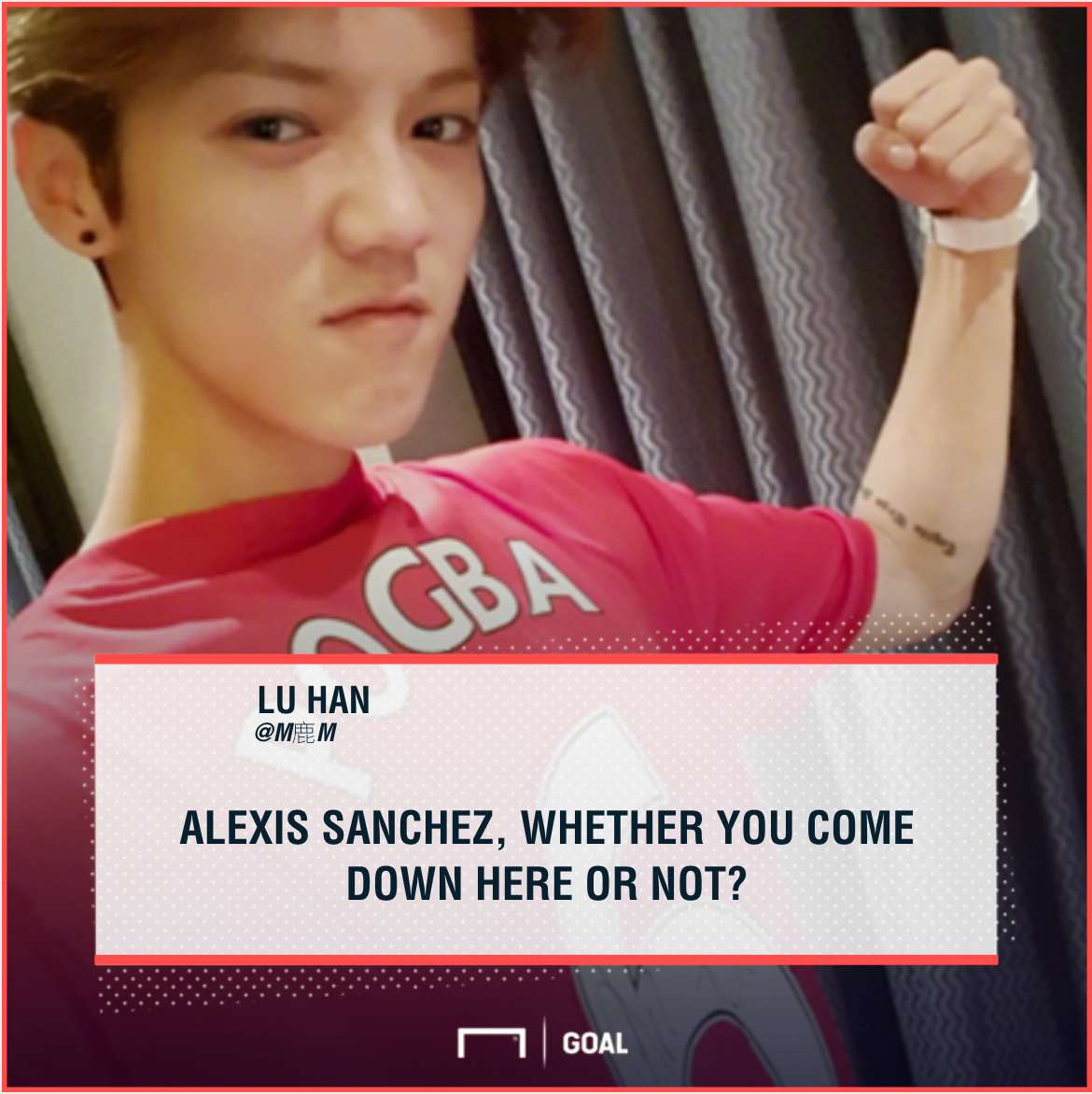 Lu Han Manchester United Alexis Sanchez PS