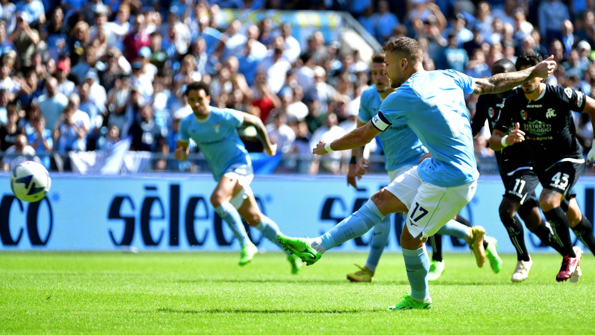 Immobile penalty Lazio Spezia