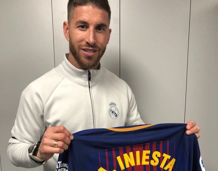 Sergio Ramos Iniesta Real Madrid Barcelona
