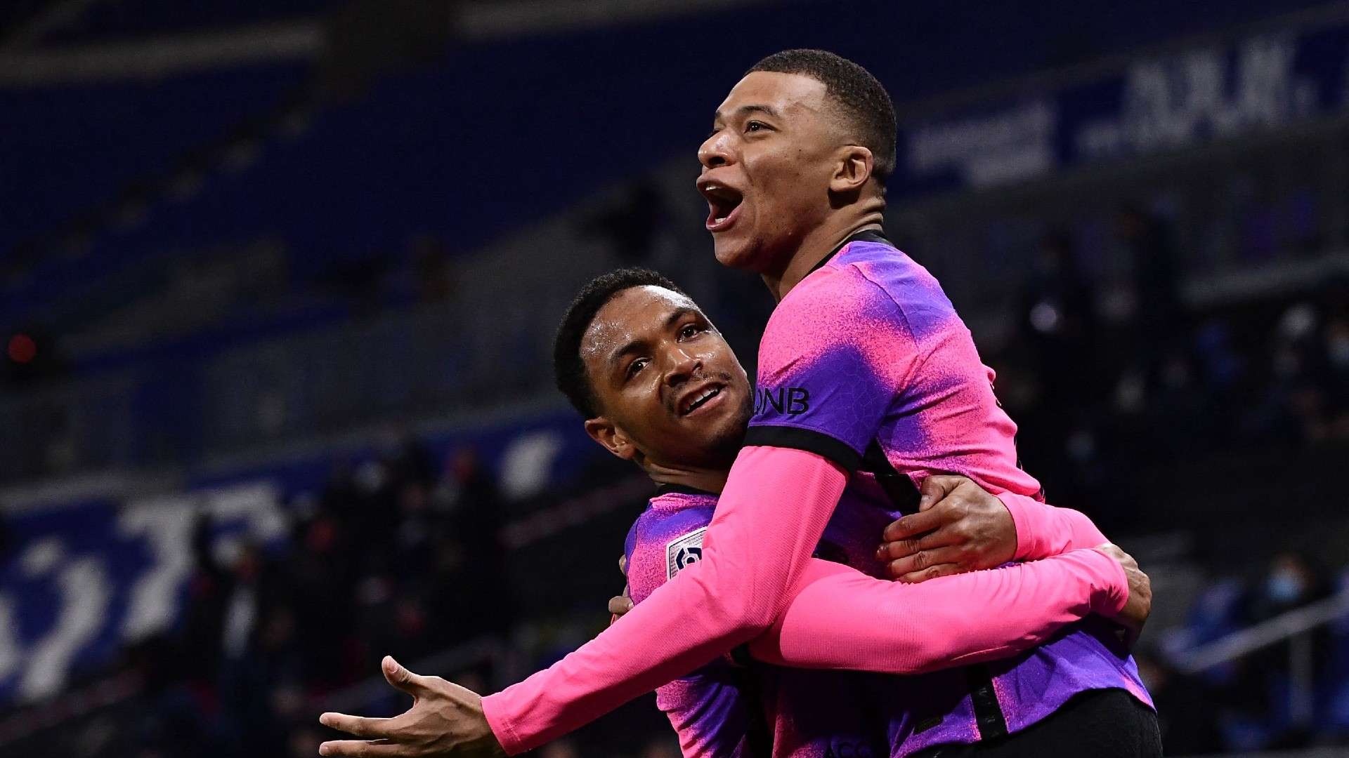 Mbappe celebrate PSG 2021