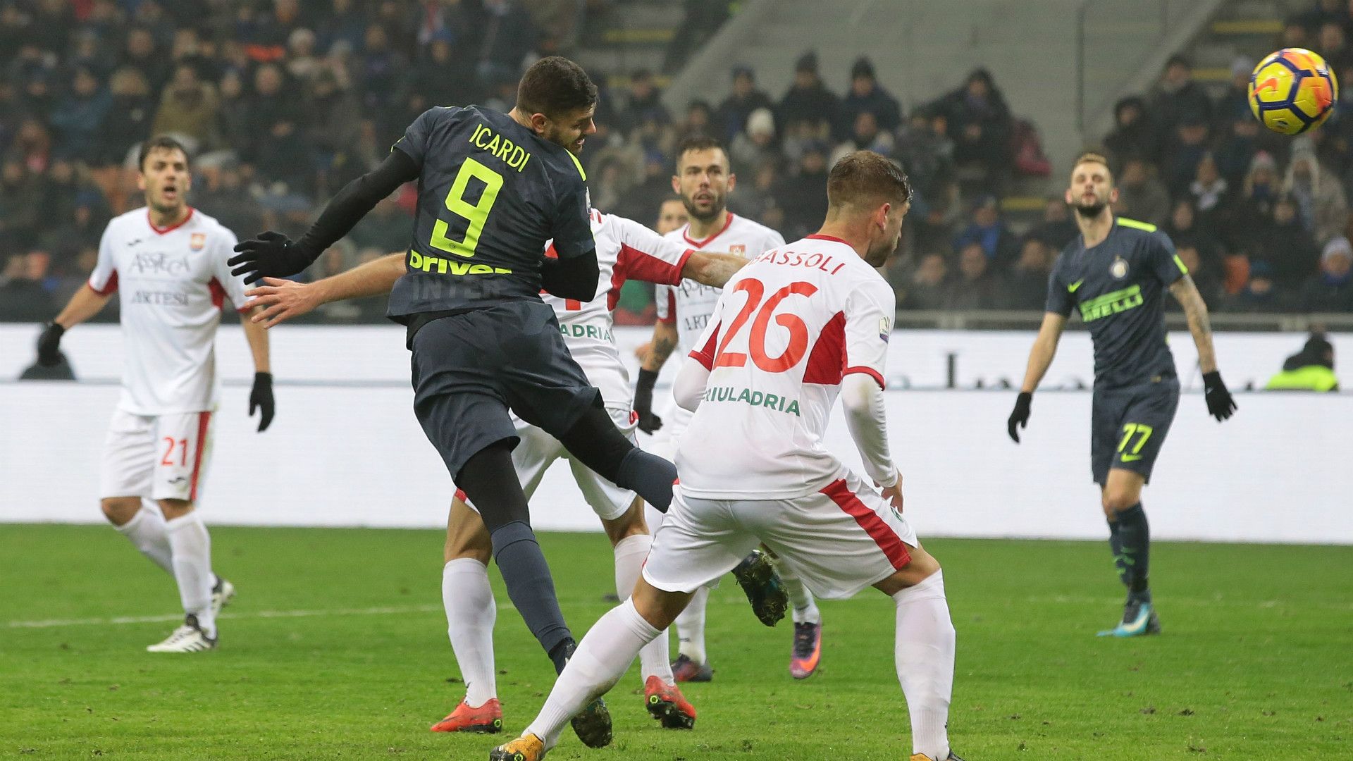 Mauro Icardi Inter Pordenone Coppa Italia