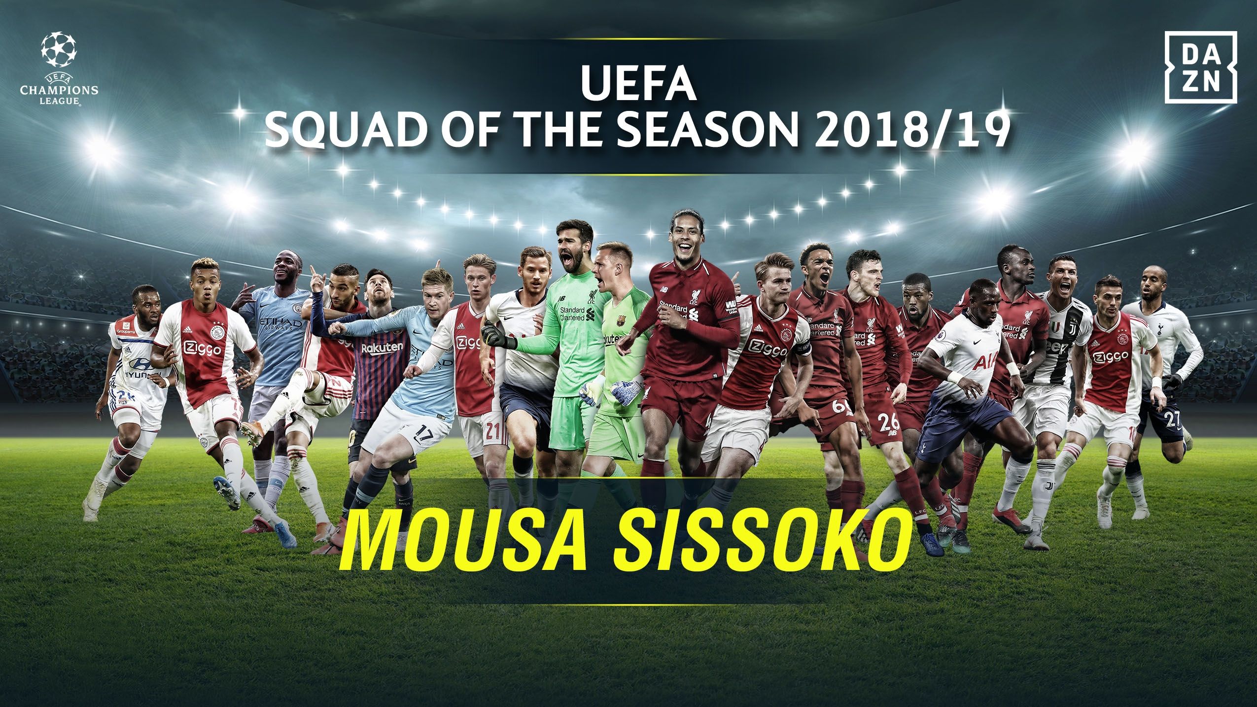 2018-19 UEFA Champions League Squad of the Season: Midfielders - Moussa Sissoko