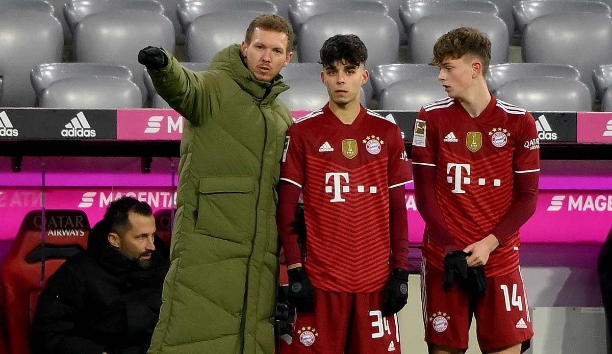 ONLY GERMANY Julian Nagelsmann Paul Wanner Lucas Copado FC Bayern 2022