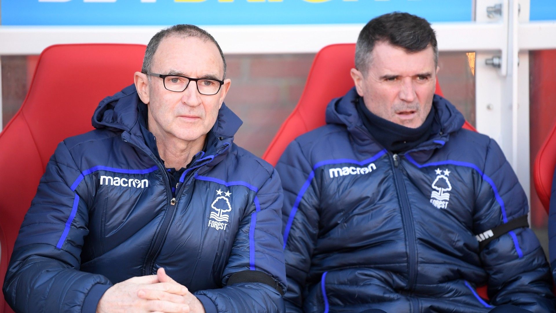 Martin O'Neill and Roy Keane.