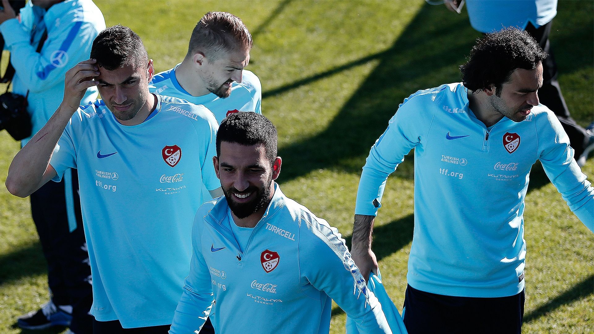 Burak Yilmaz Caner Erkin Arda Turan Selcuk Inan Turkey