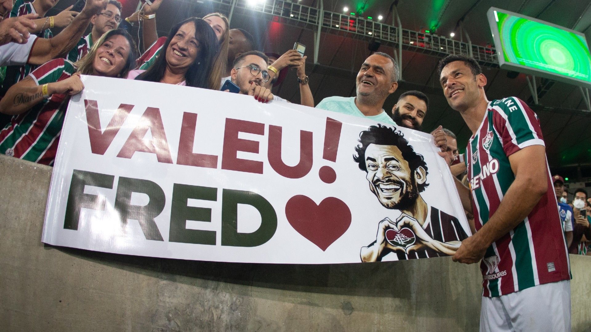 Fred torcida Fluminense Brasileirão Corinthians 2022