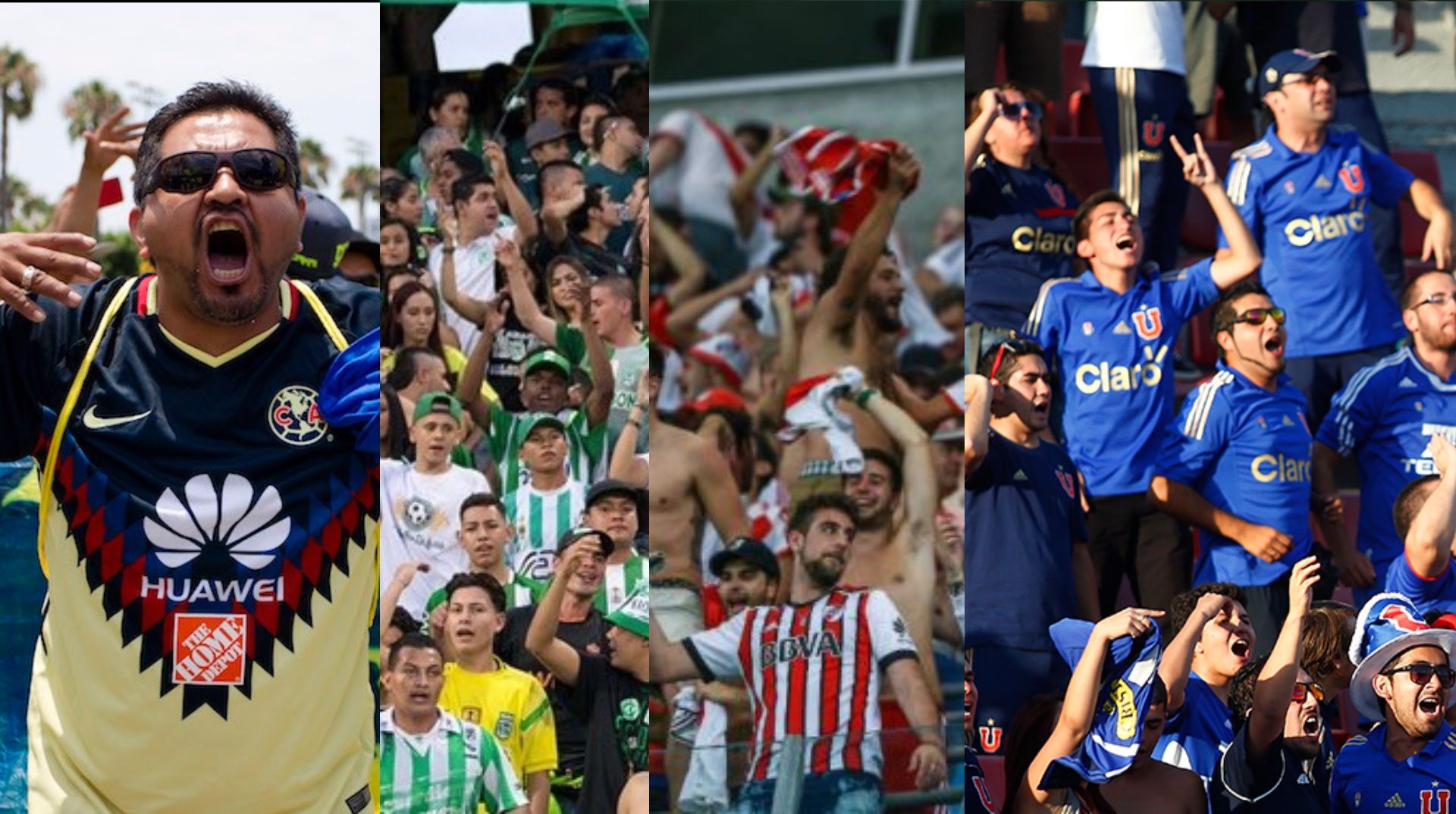Collage Aficionados Estadios