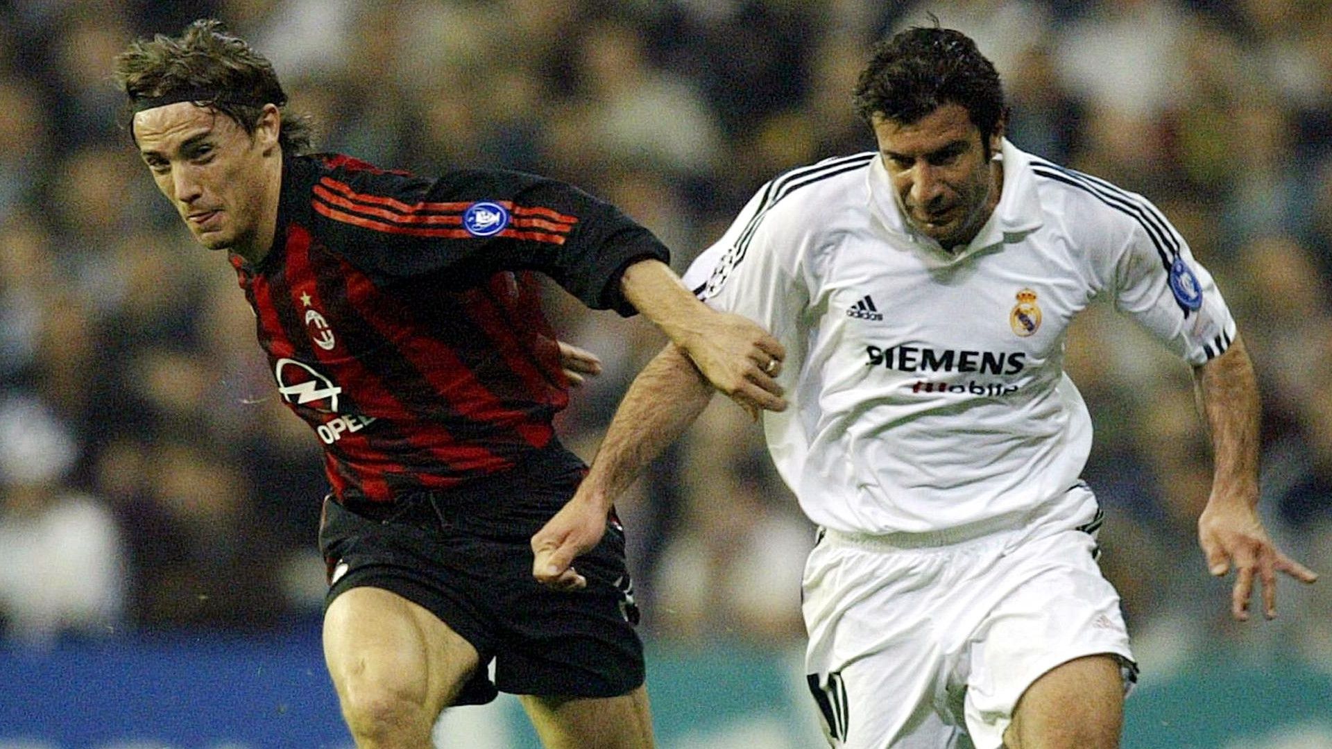 Dario Simic Luis Figo Milan Real Madrid